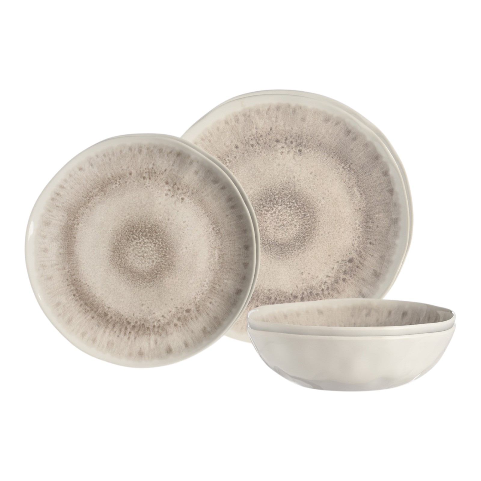 Melamin-Geschirr-Set Veda für 2 Personen