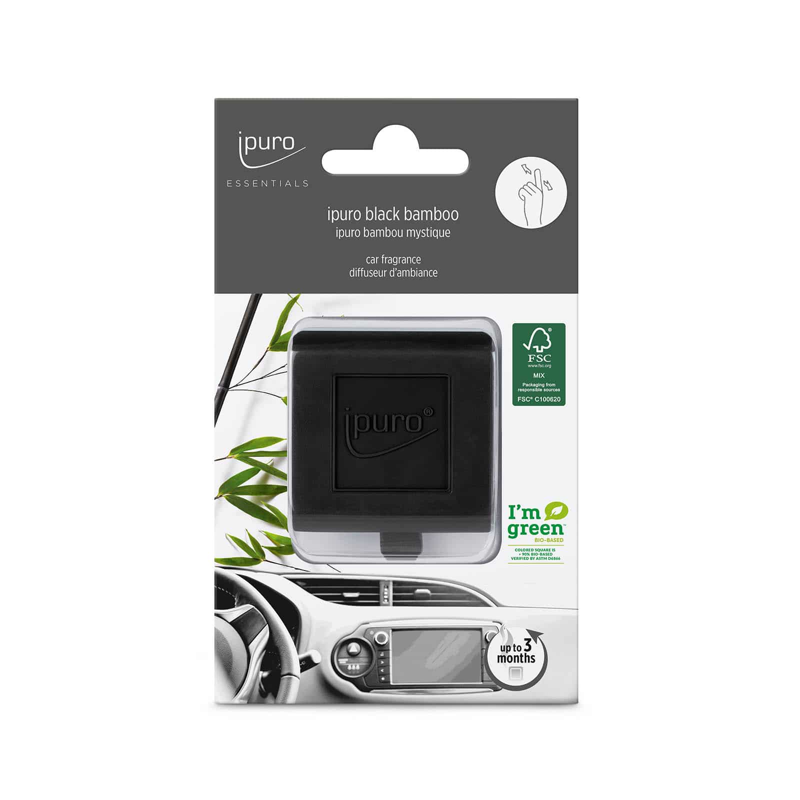 ESSENTIALS Autoduft Black Bamboo 