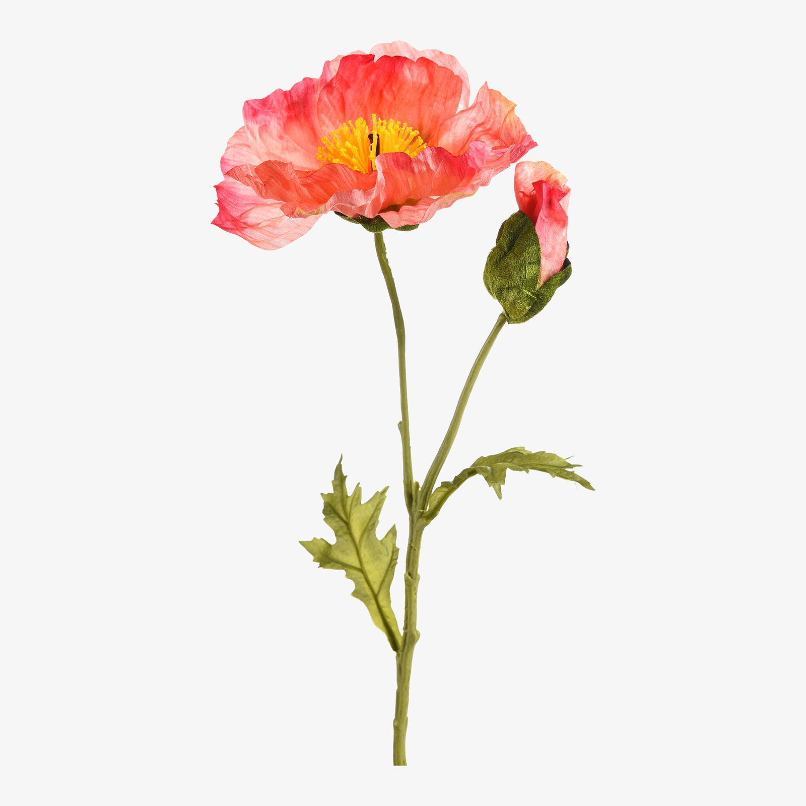 Kunstblume Mohn