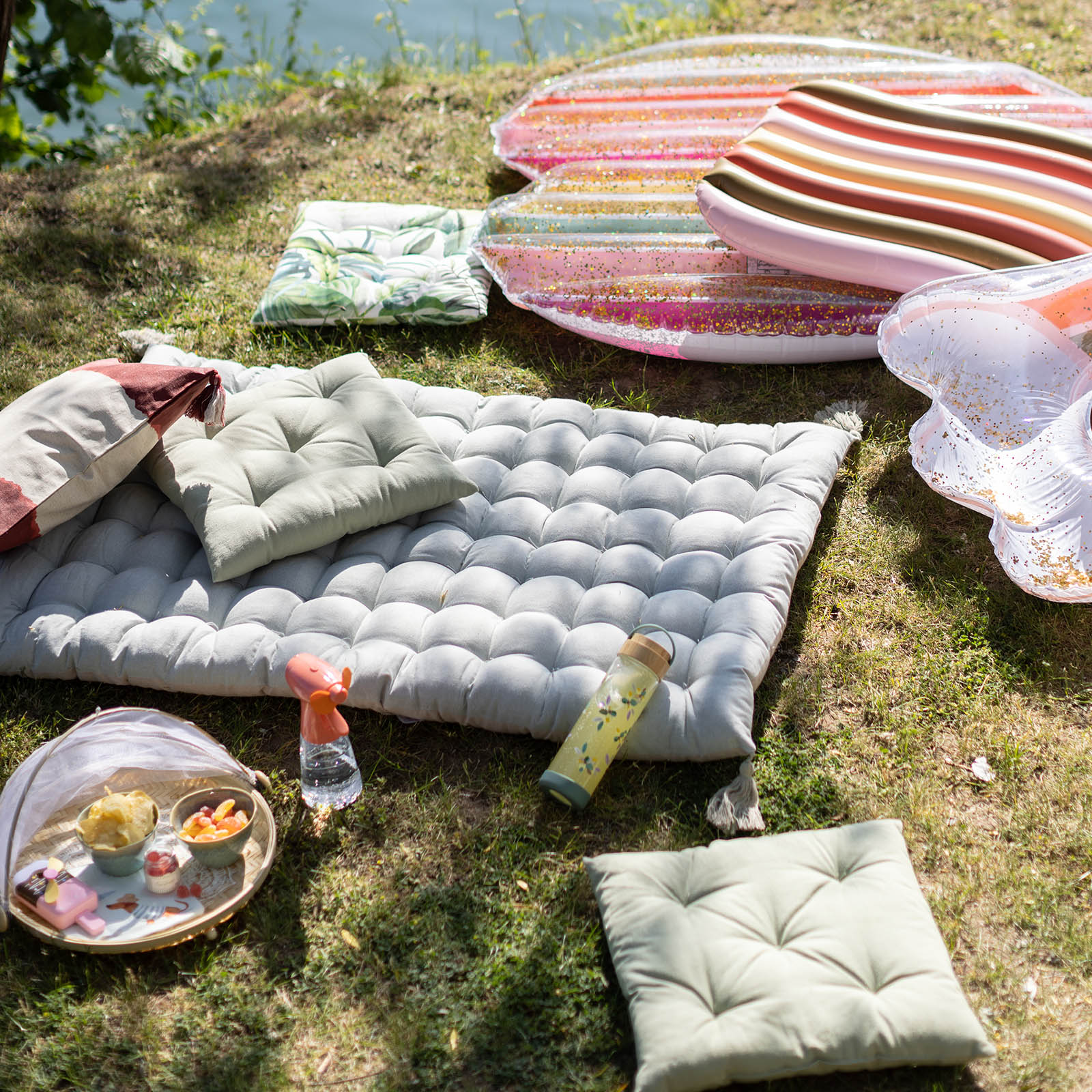Outdoor-Sitzkissen Solid