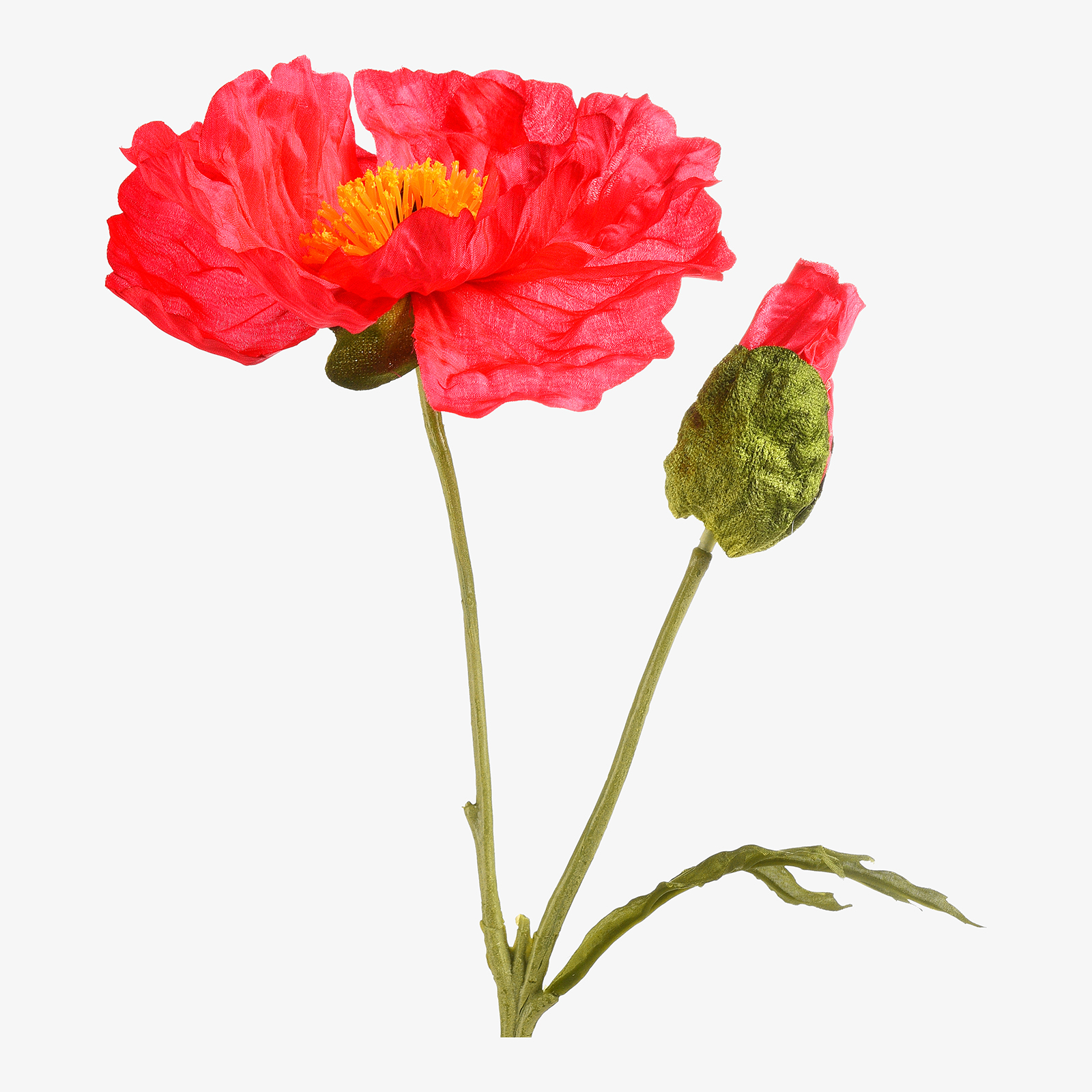 Kunstblume Mohn
