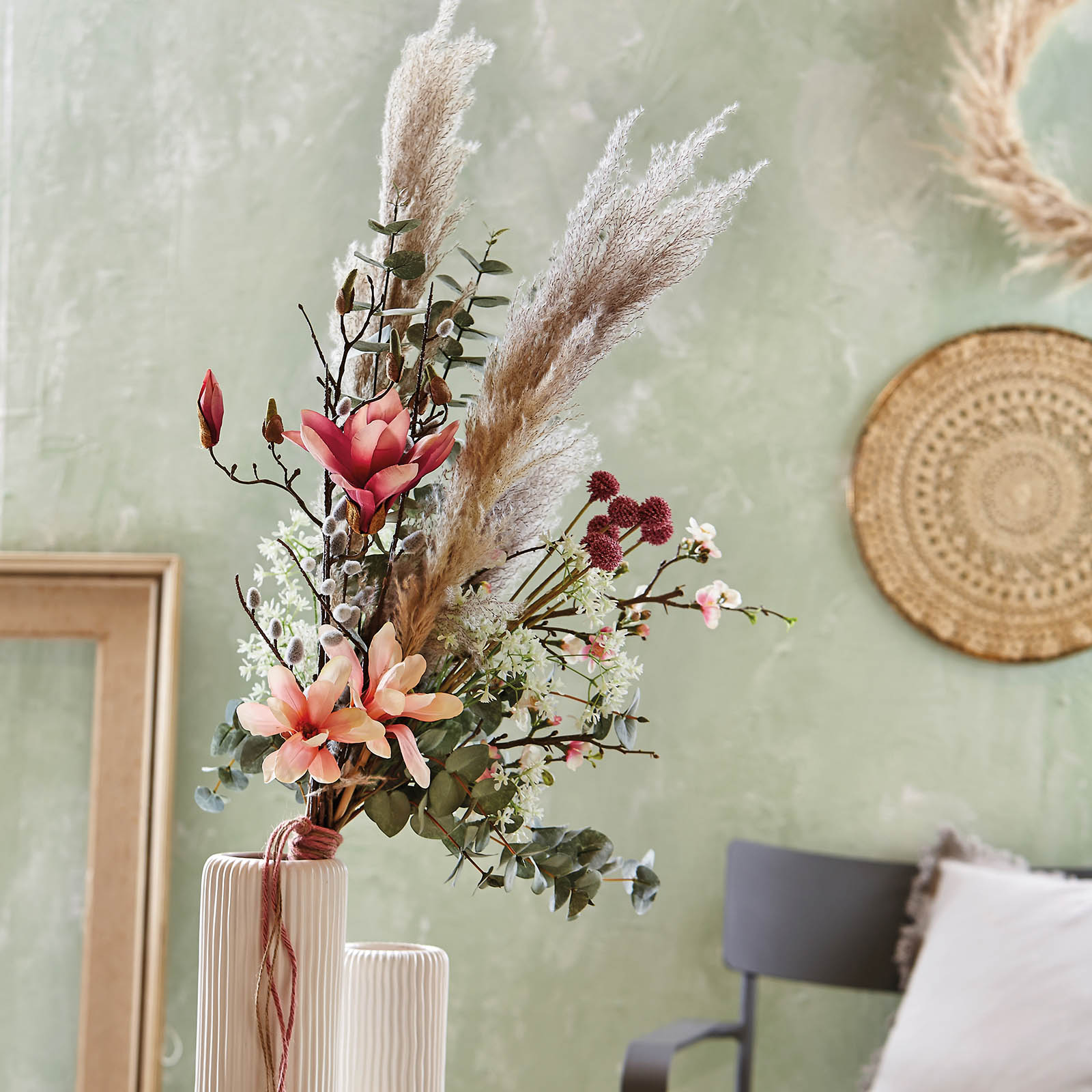 Trockenblume Pampasgras