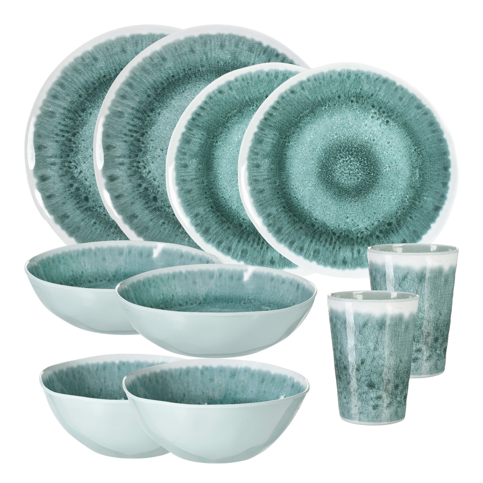 Melamin-Geschirr-Set