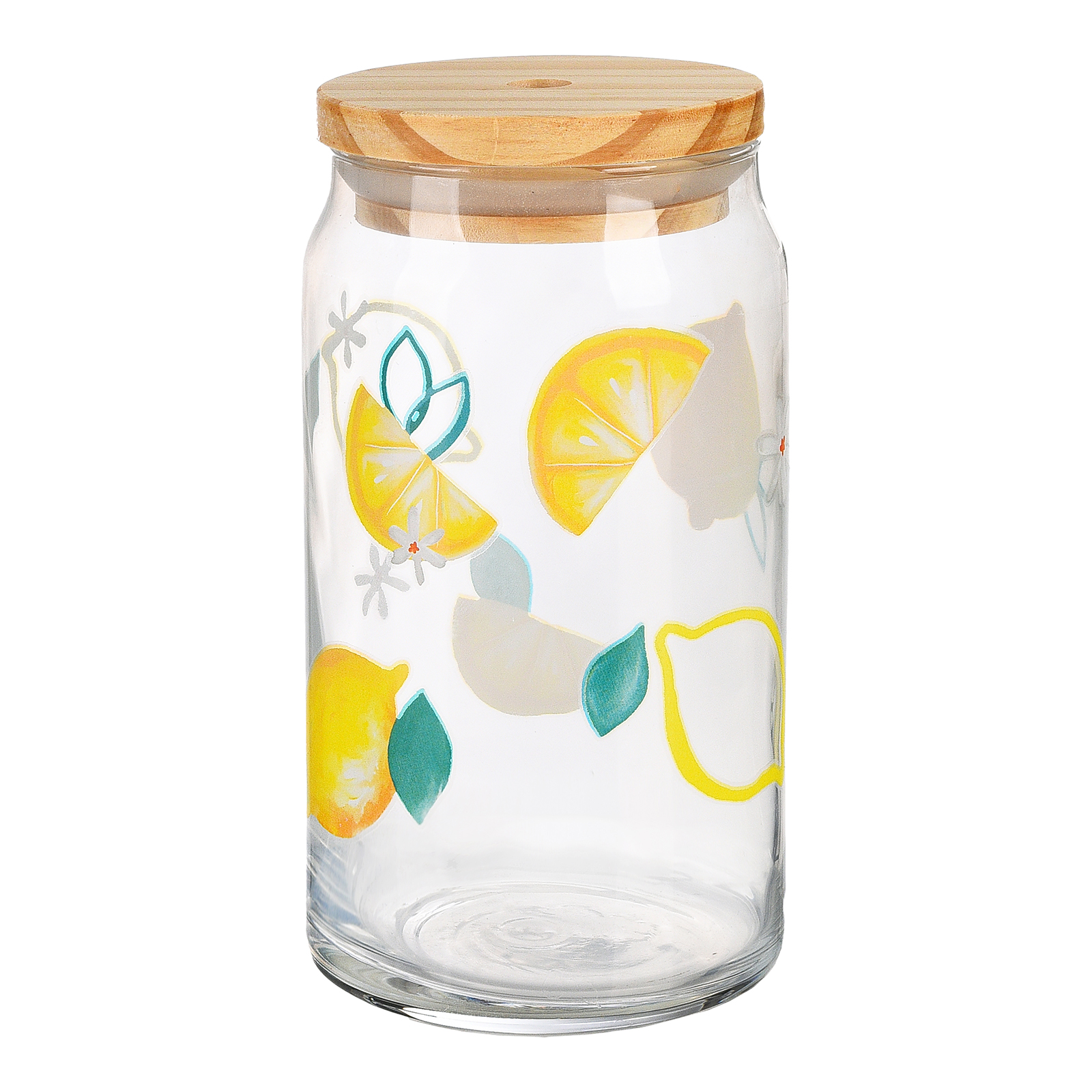 Wasserglas Citron mit Deckel