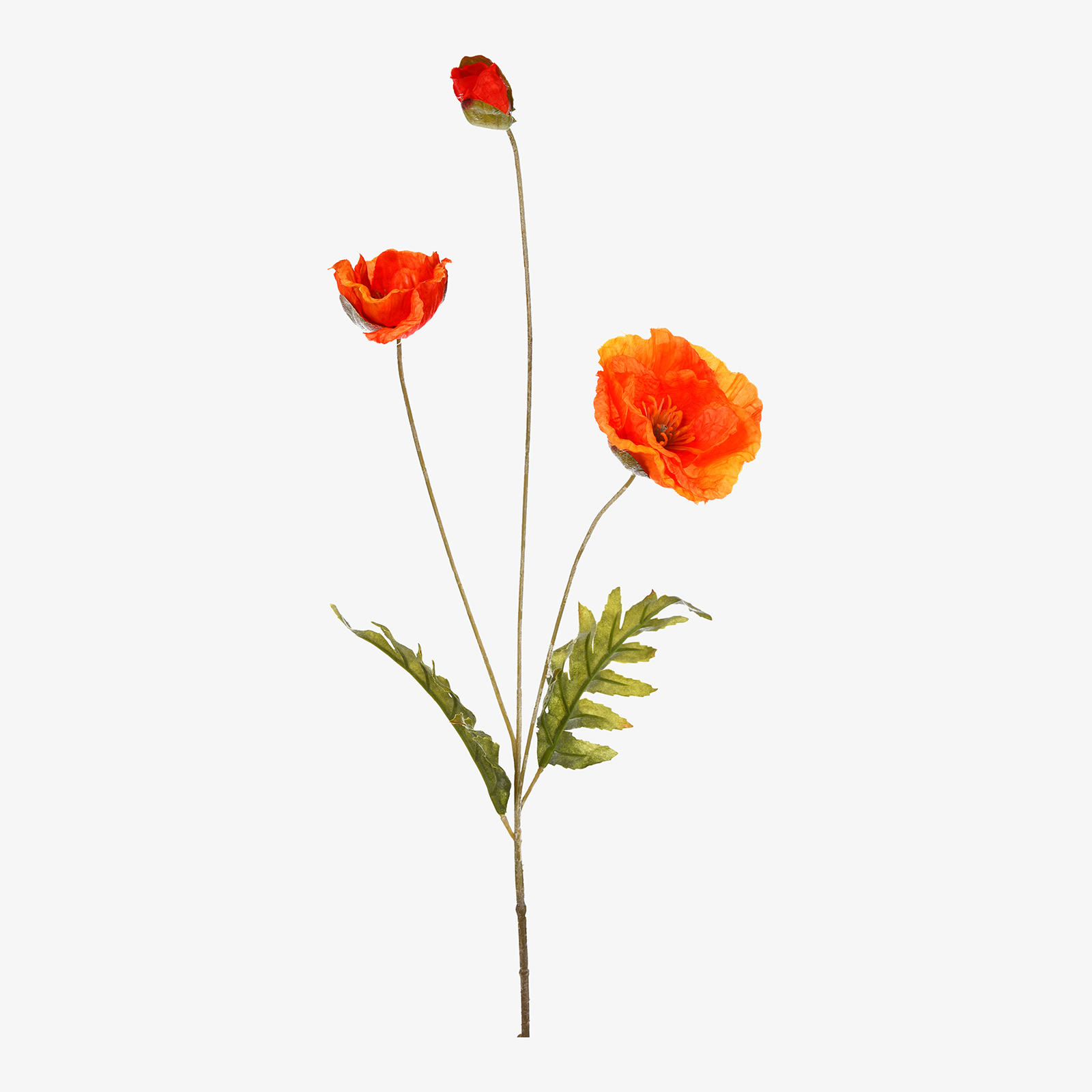 Kunstblume Mohn
