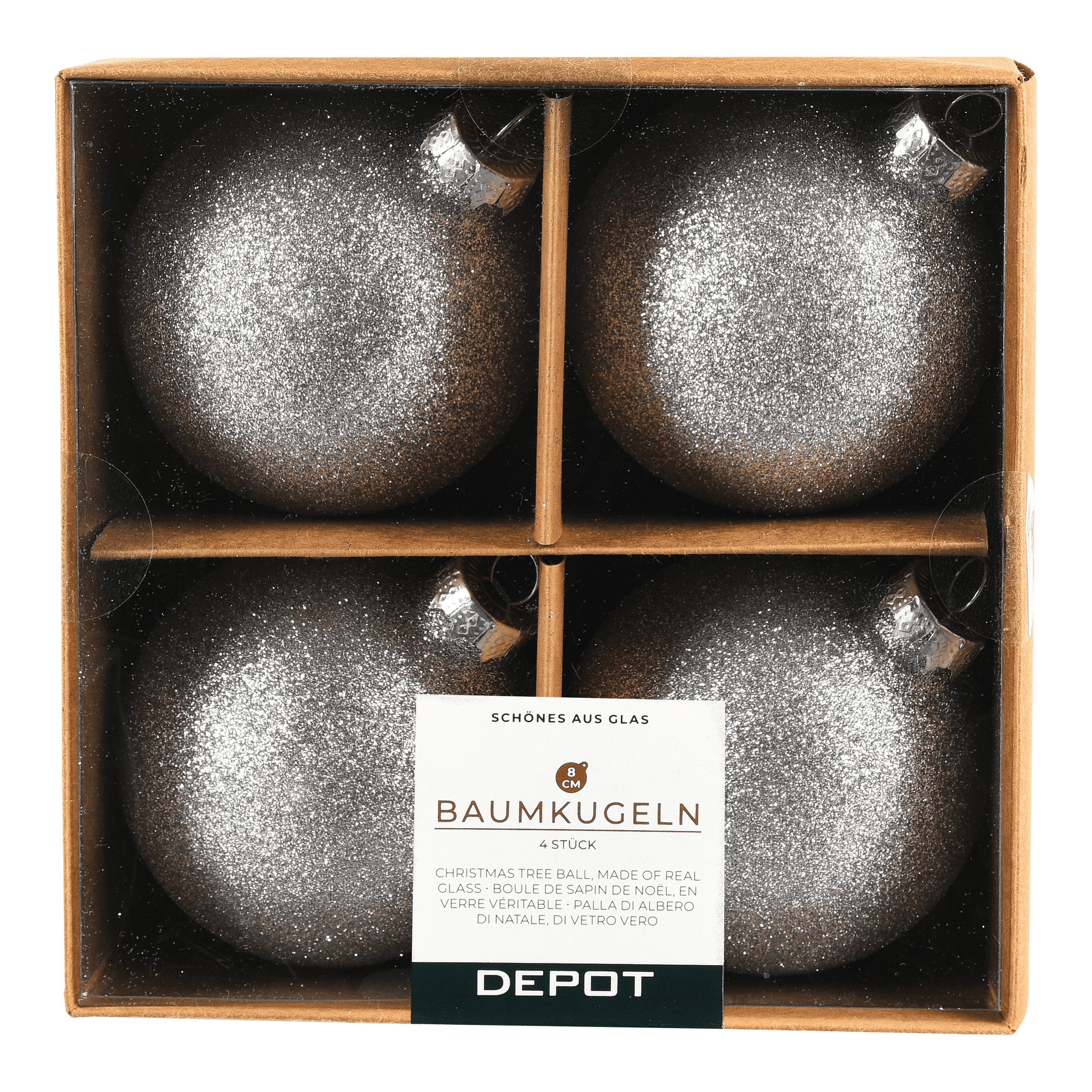 Glas-Weihnachtskugeln Glamy