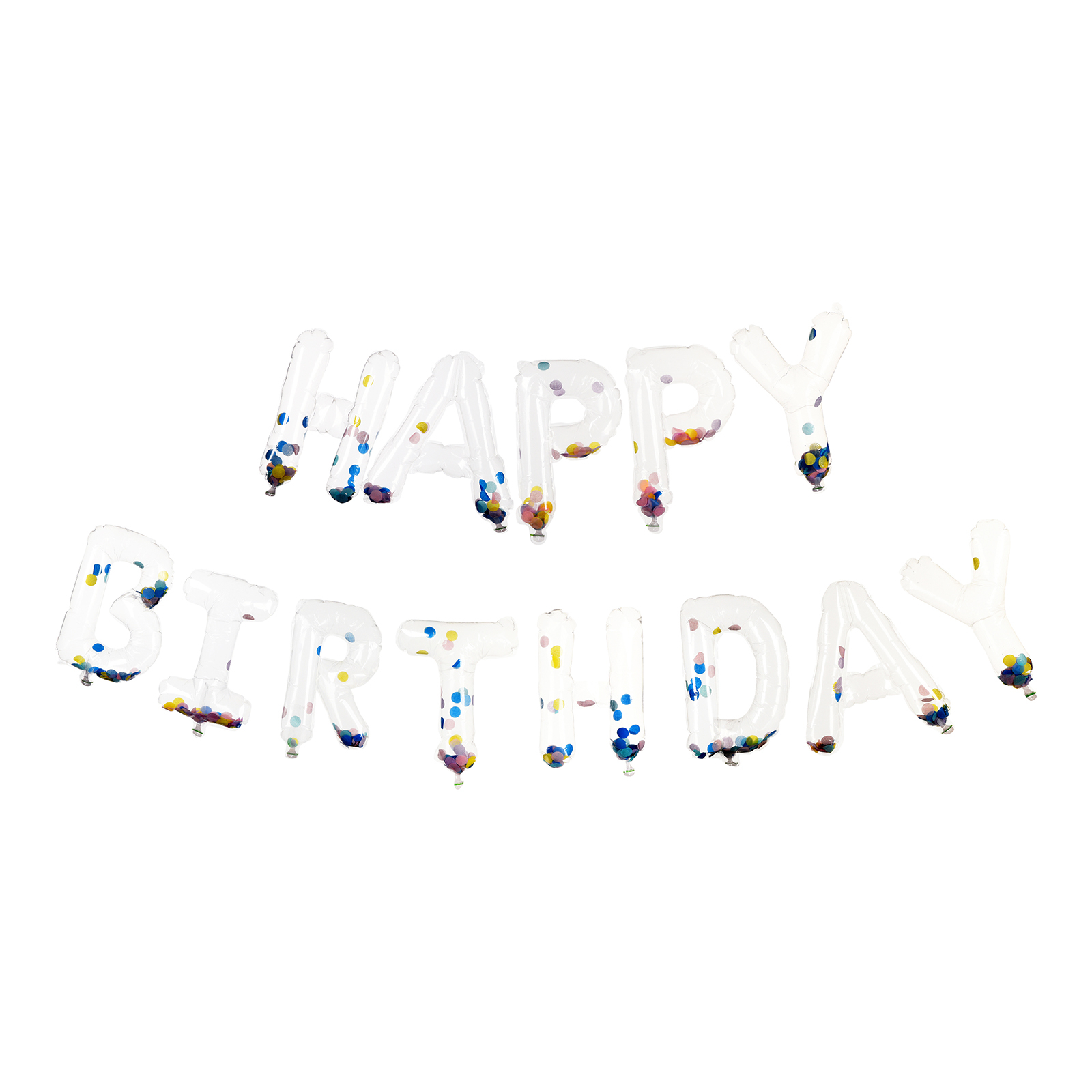 Ballon-Set Confetti B-DAY