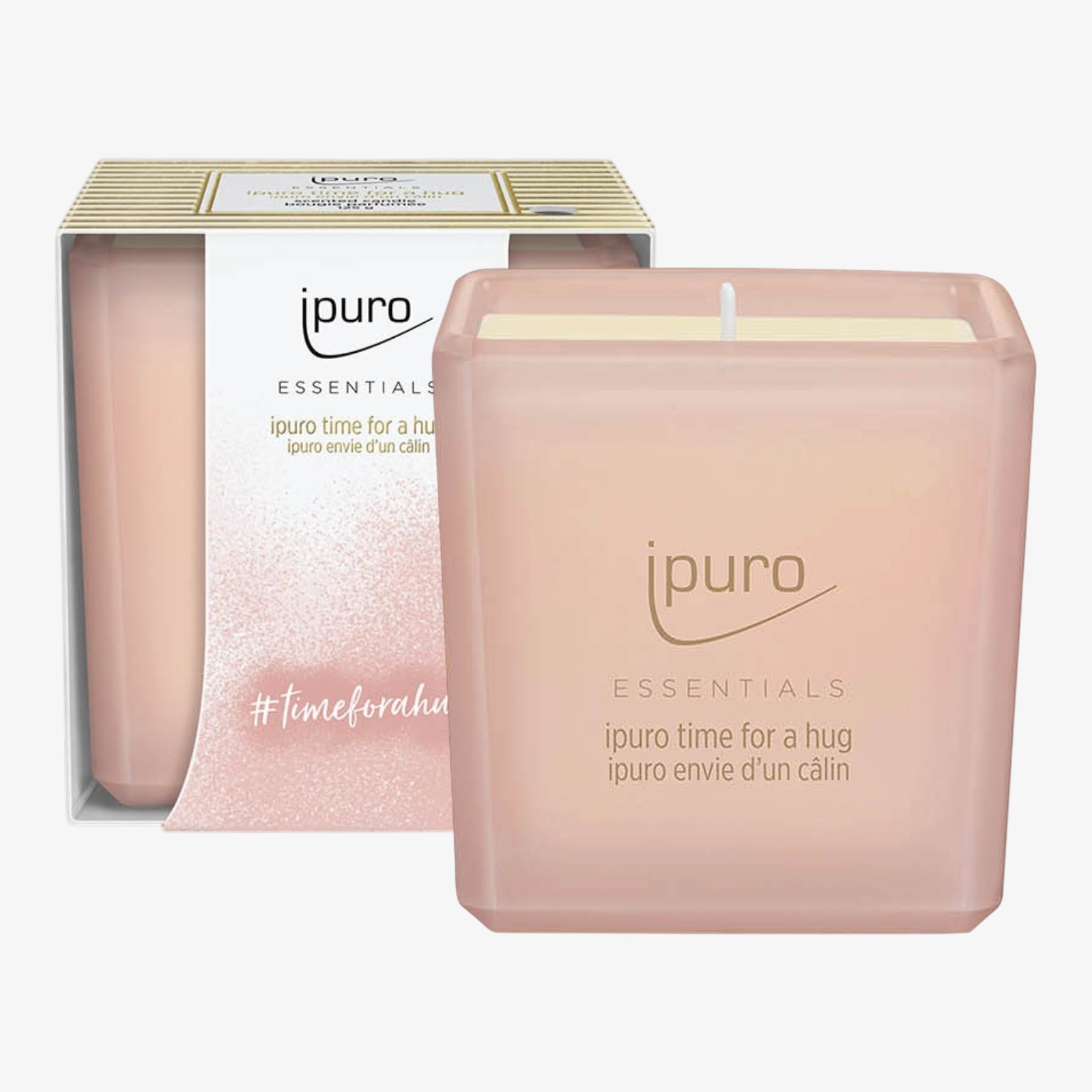 ipuro ESSENTIALS Duftkerze Time for a hug