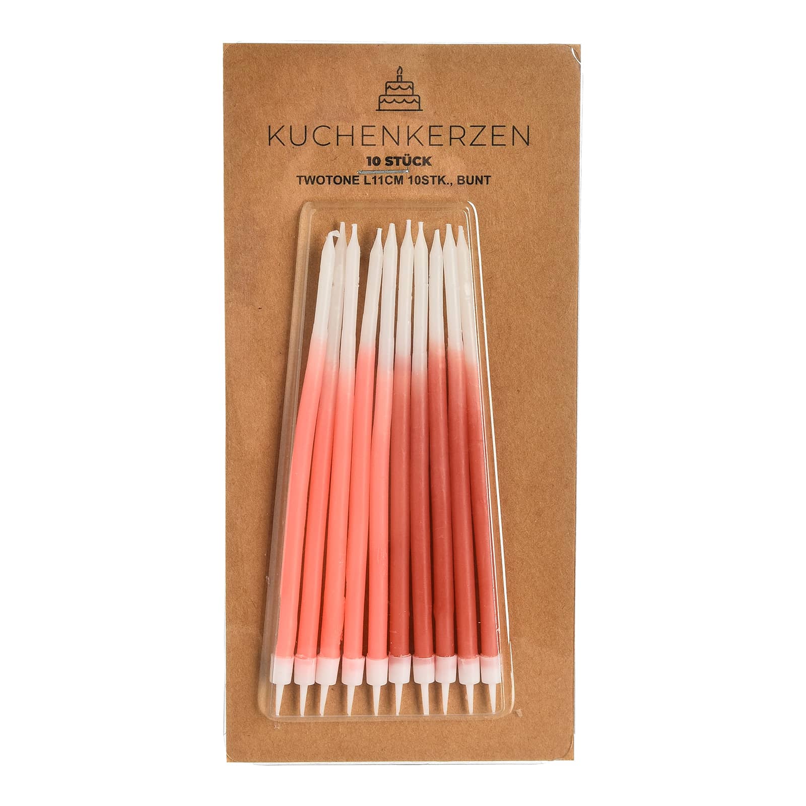 Kuchenkerzen-Set Two Tone