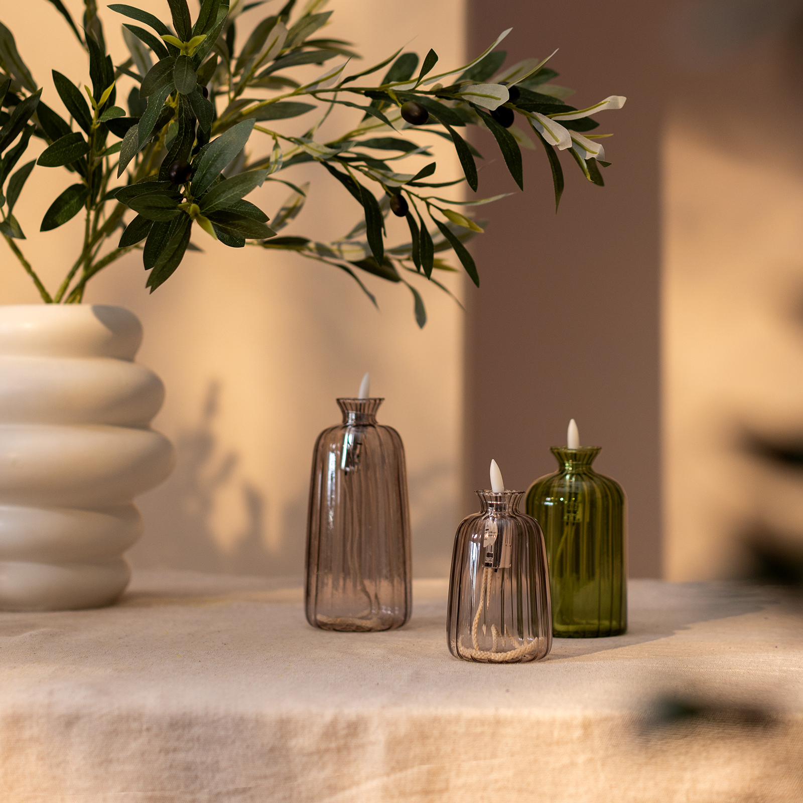 Lichtobjekt-Set Öllämpchen