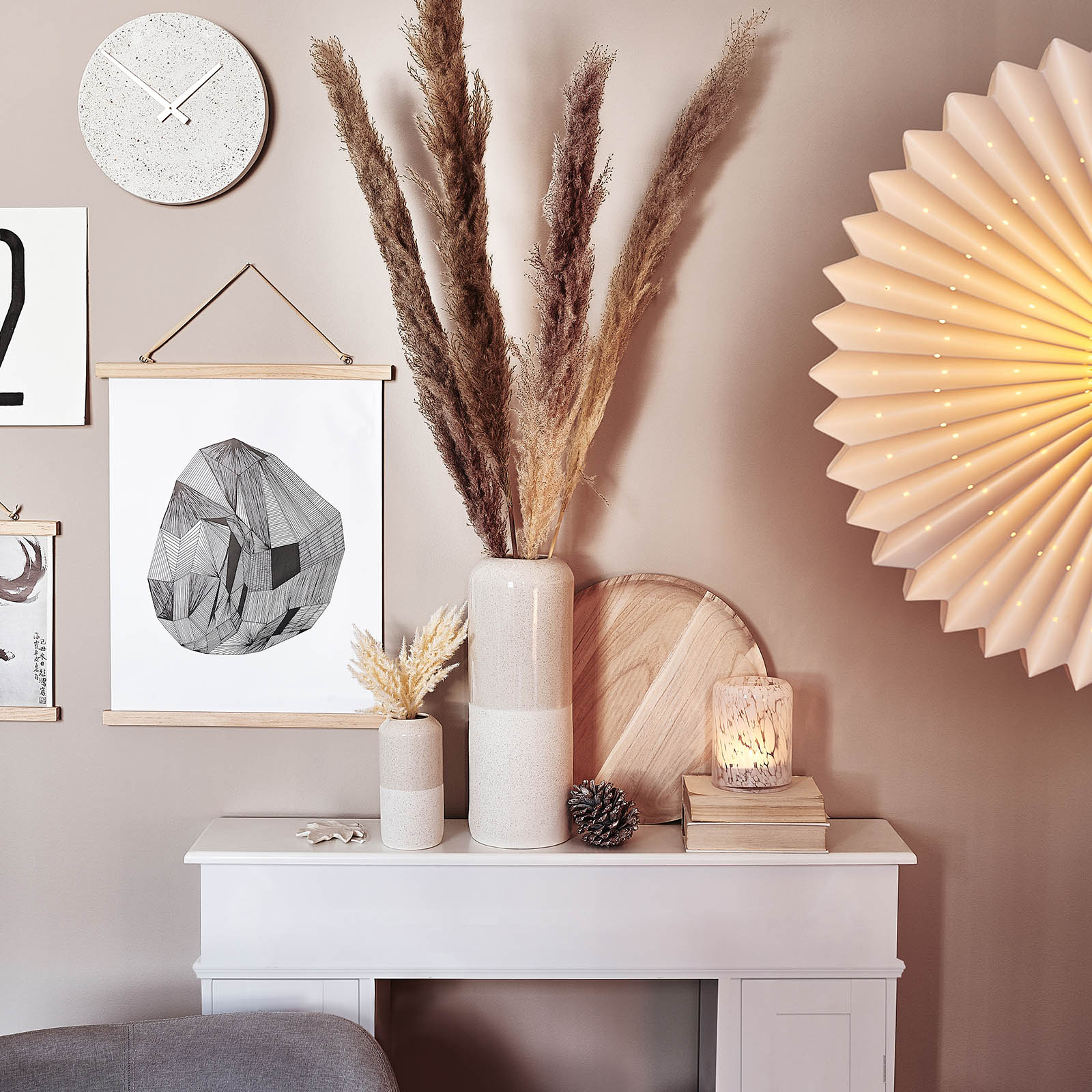 Trockenblume Pampasgras