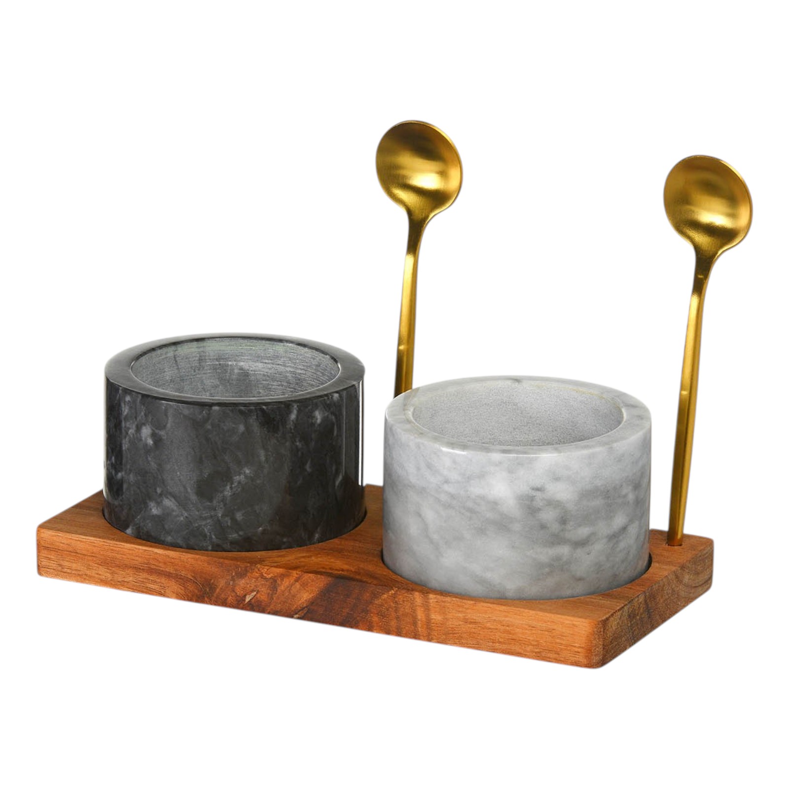 Gewürzgefäß-Set Marmor