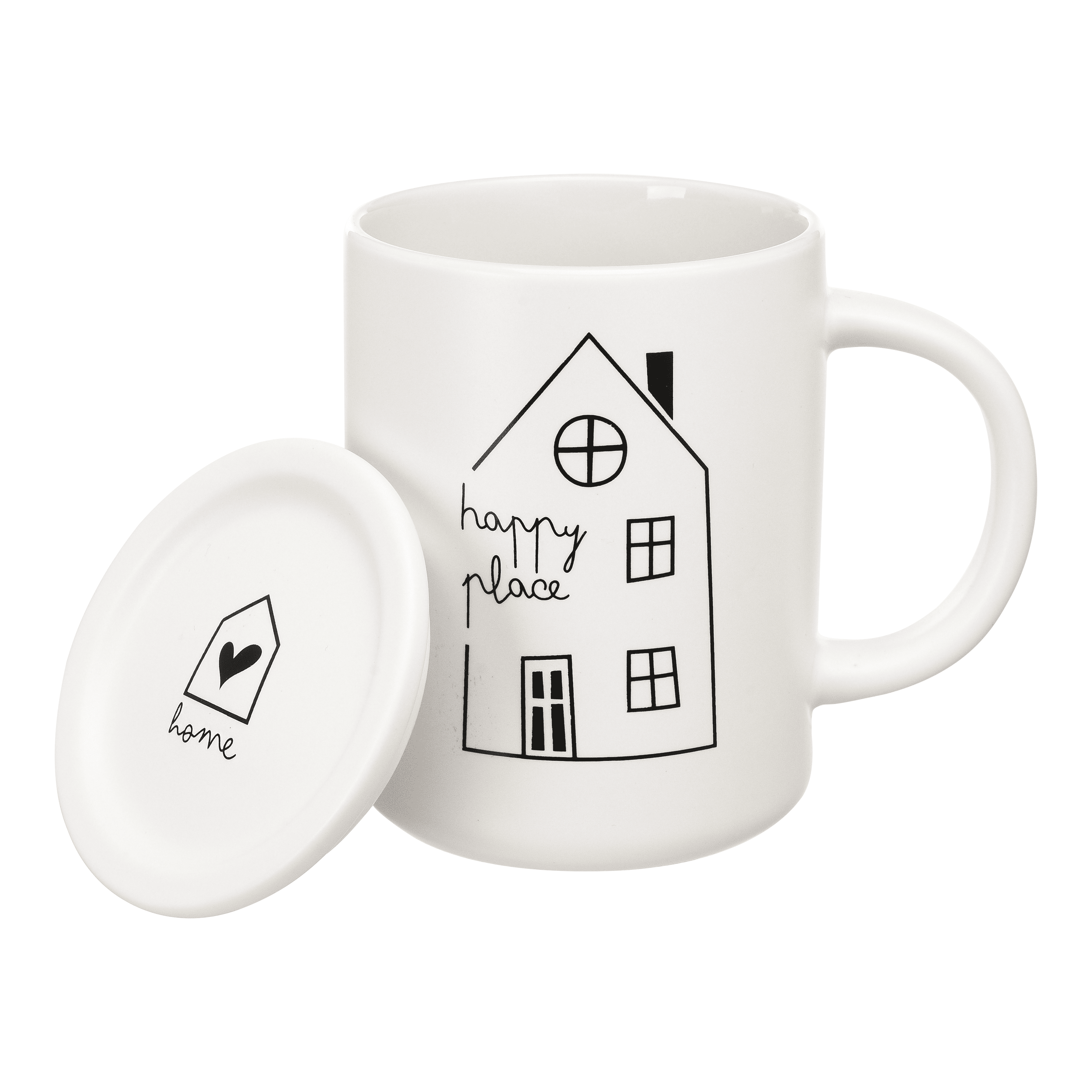 Tasse Home mit Deckel