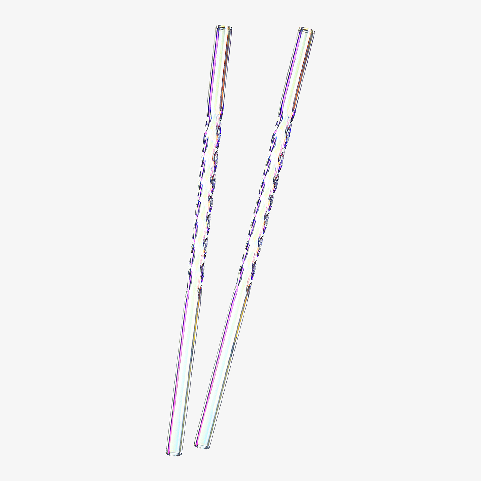 Glas-Trinkhalme Drehung