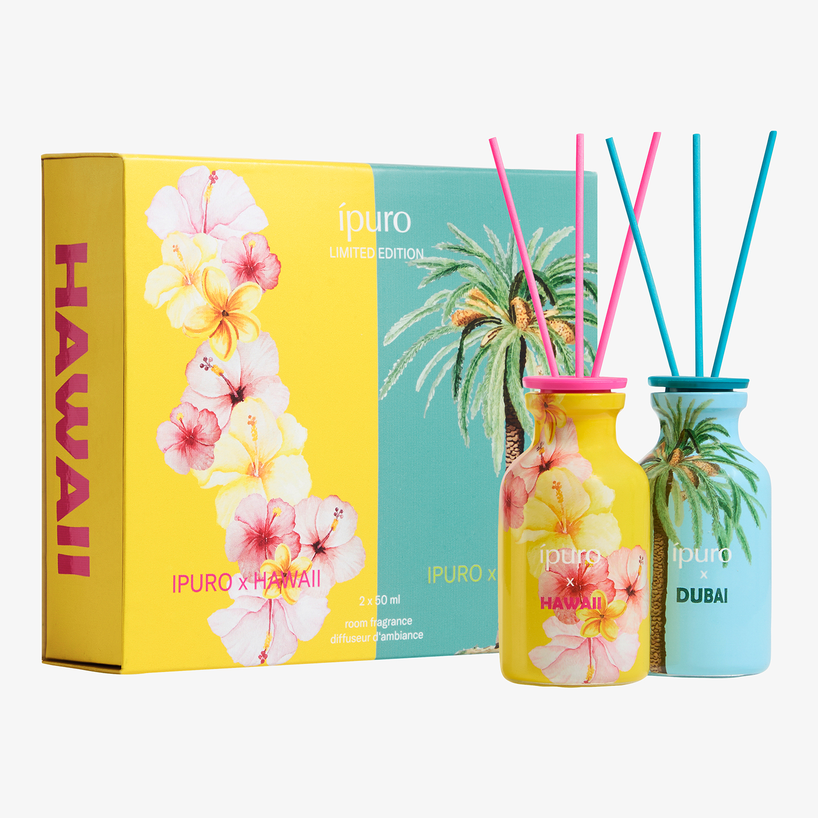 ipuro LIMITED EDITION Raumduft-Set Hawaii & Dubai