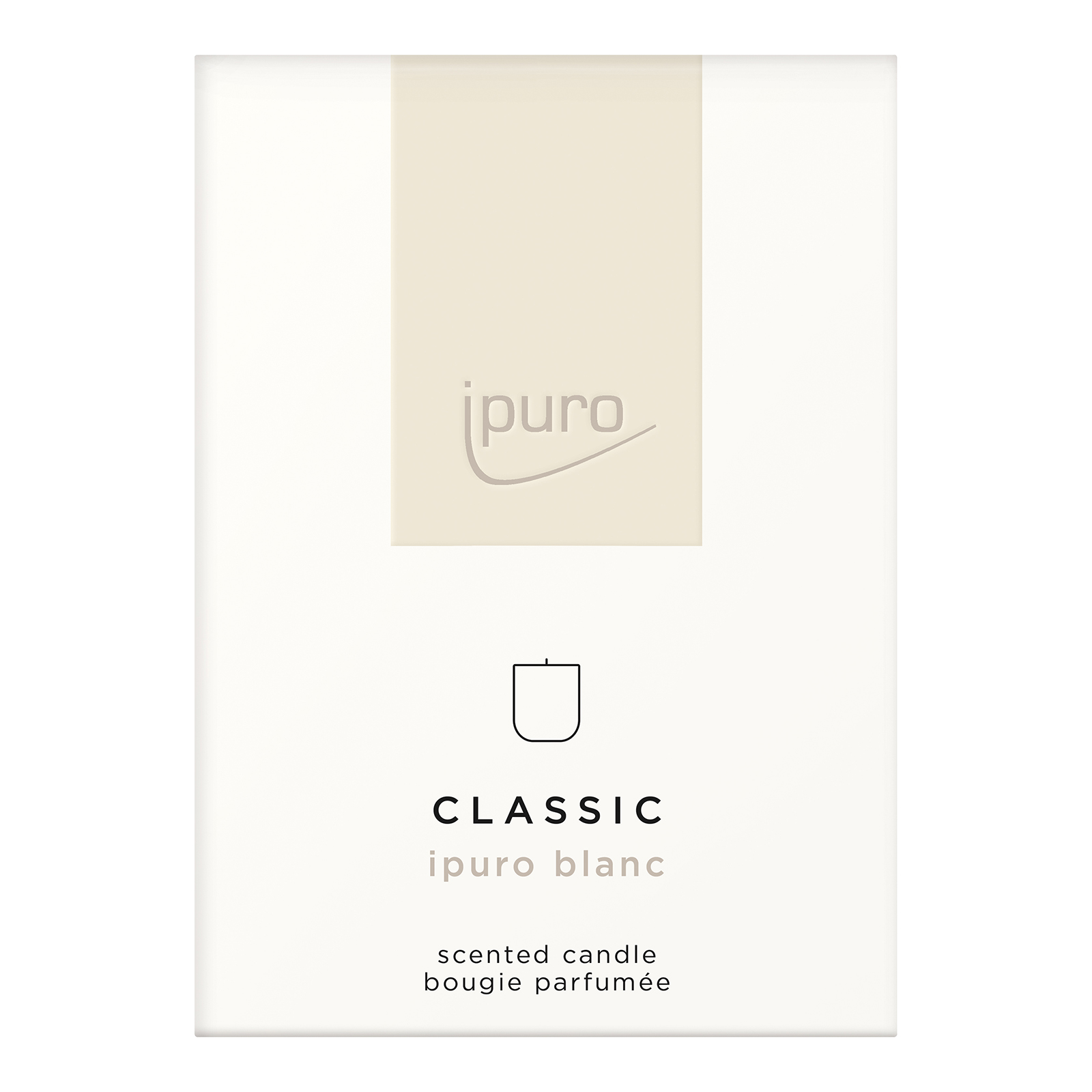 ipuro CLASSIC Duftkerze Blanc