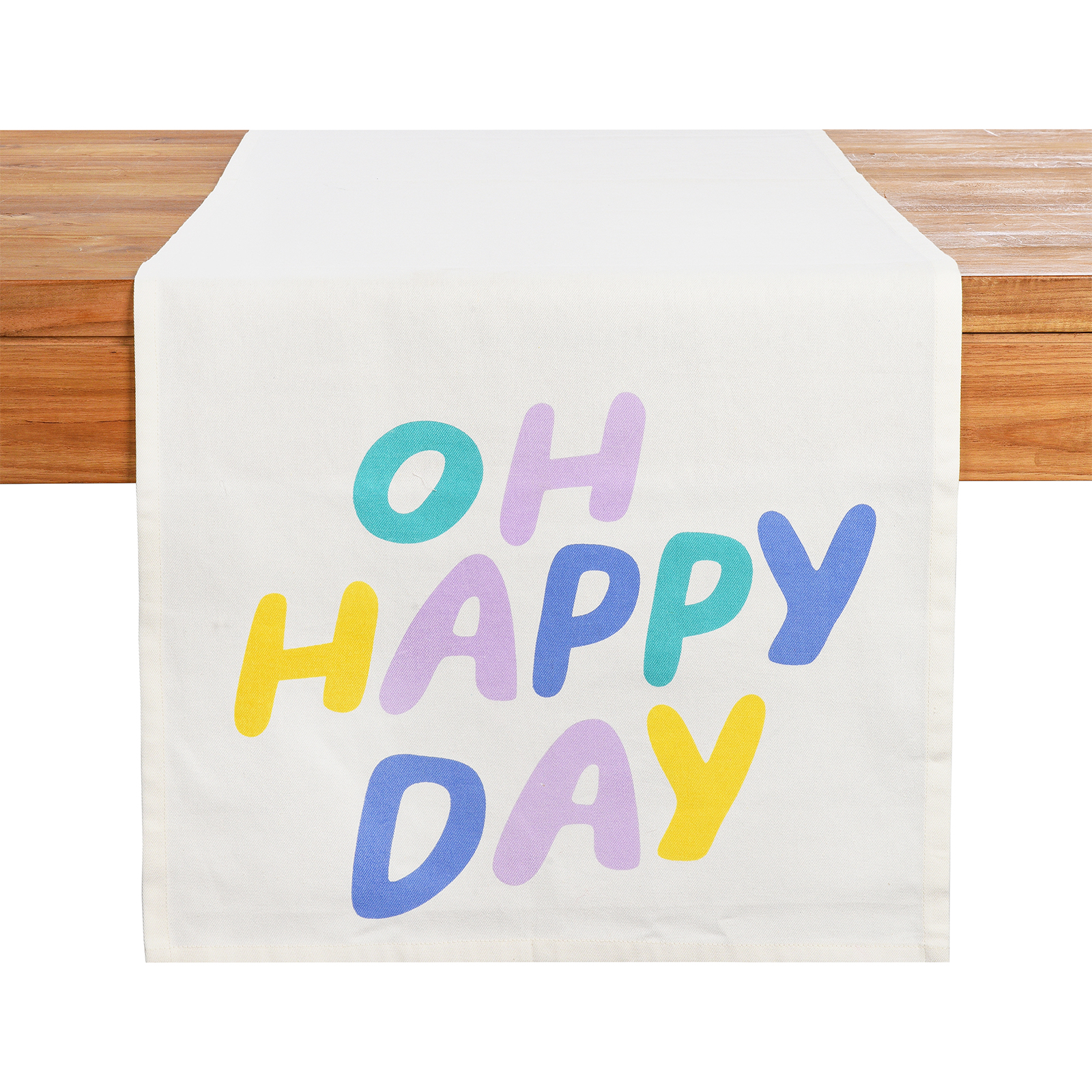 Tischläufer Oh Happy Day mit Nackenrolle