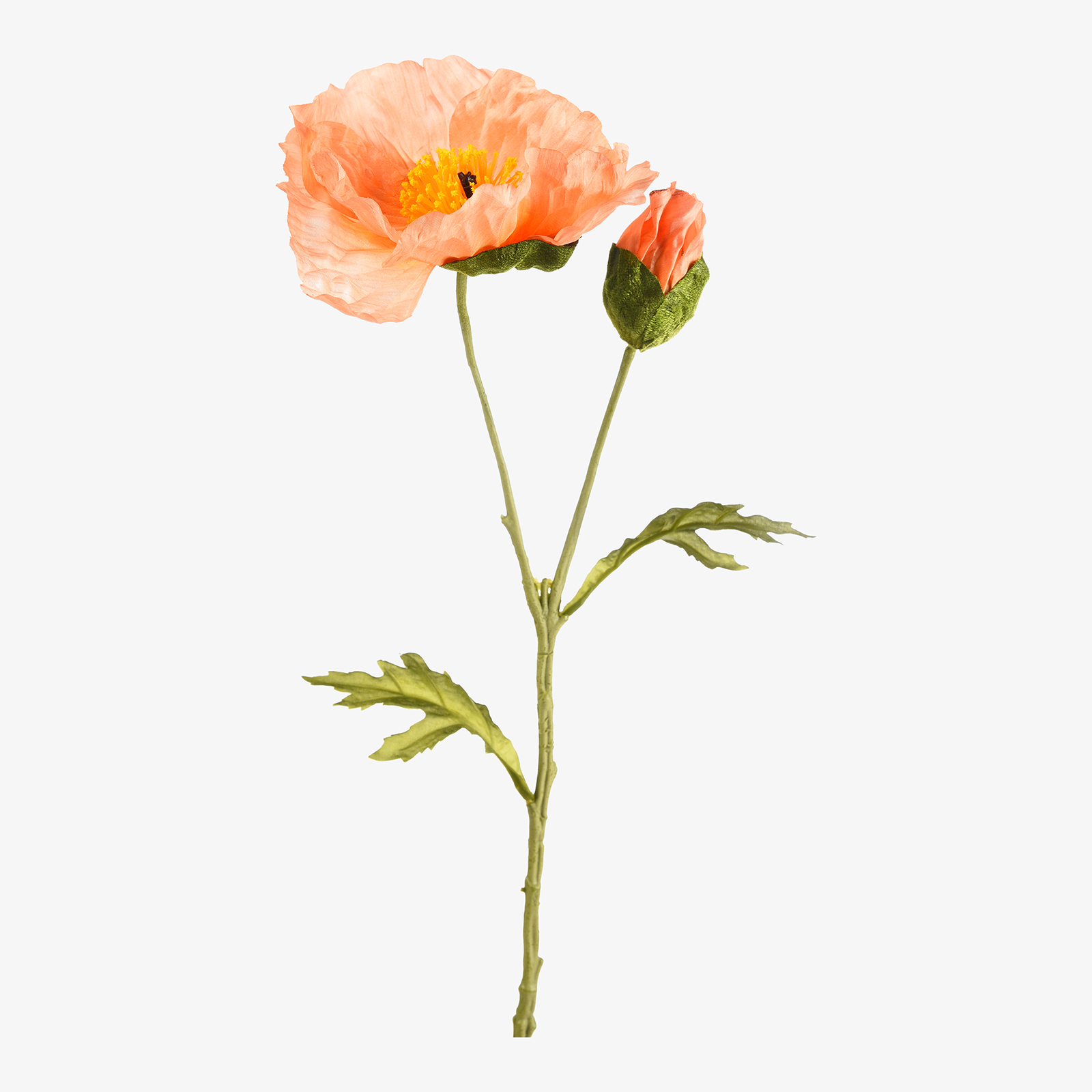 Kunstblume Mohn