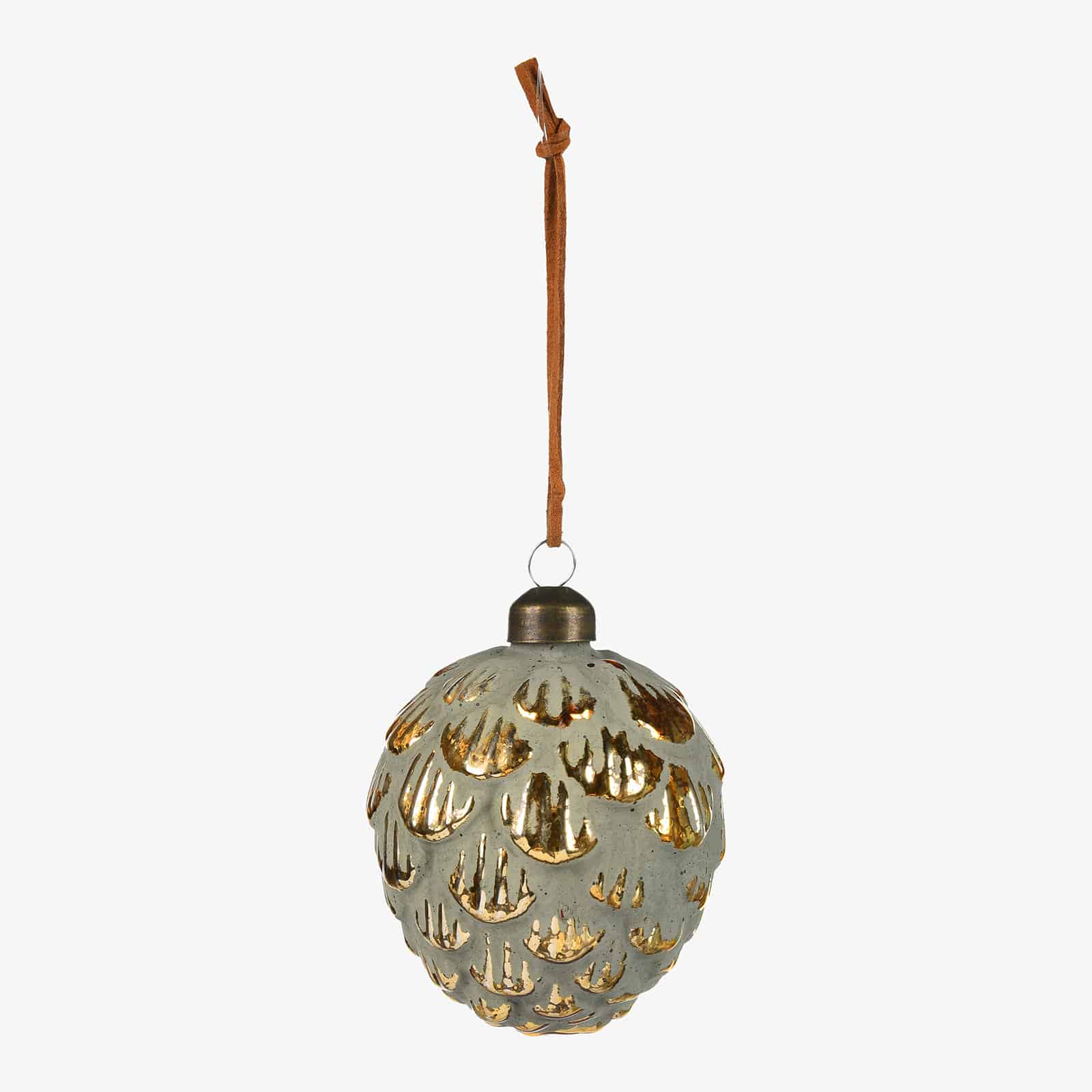 Glas-Baumschmuck Zapfen