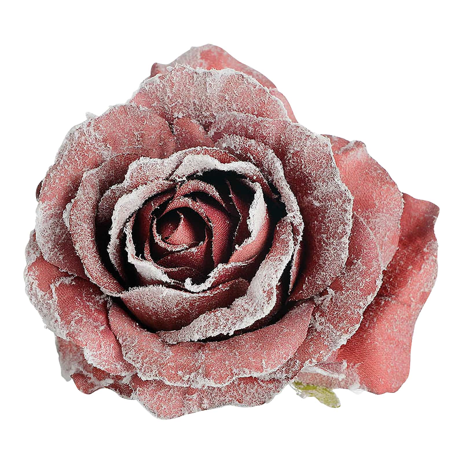 Glitzer-Kunstblume Rose auf Clip Glitzer-Kunstblume Rose auf Clip