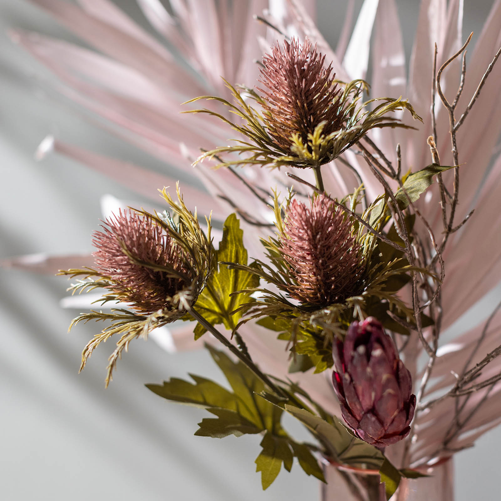 Kunstblume Distel