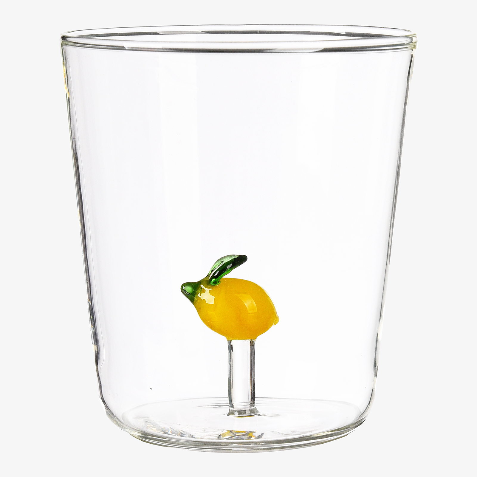 Wasserglas Zitrone