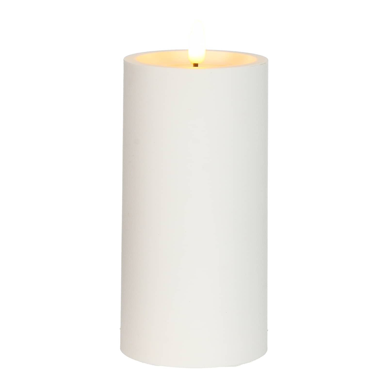 LED-Stumpenkerze Shiny Wax