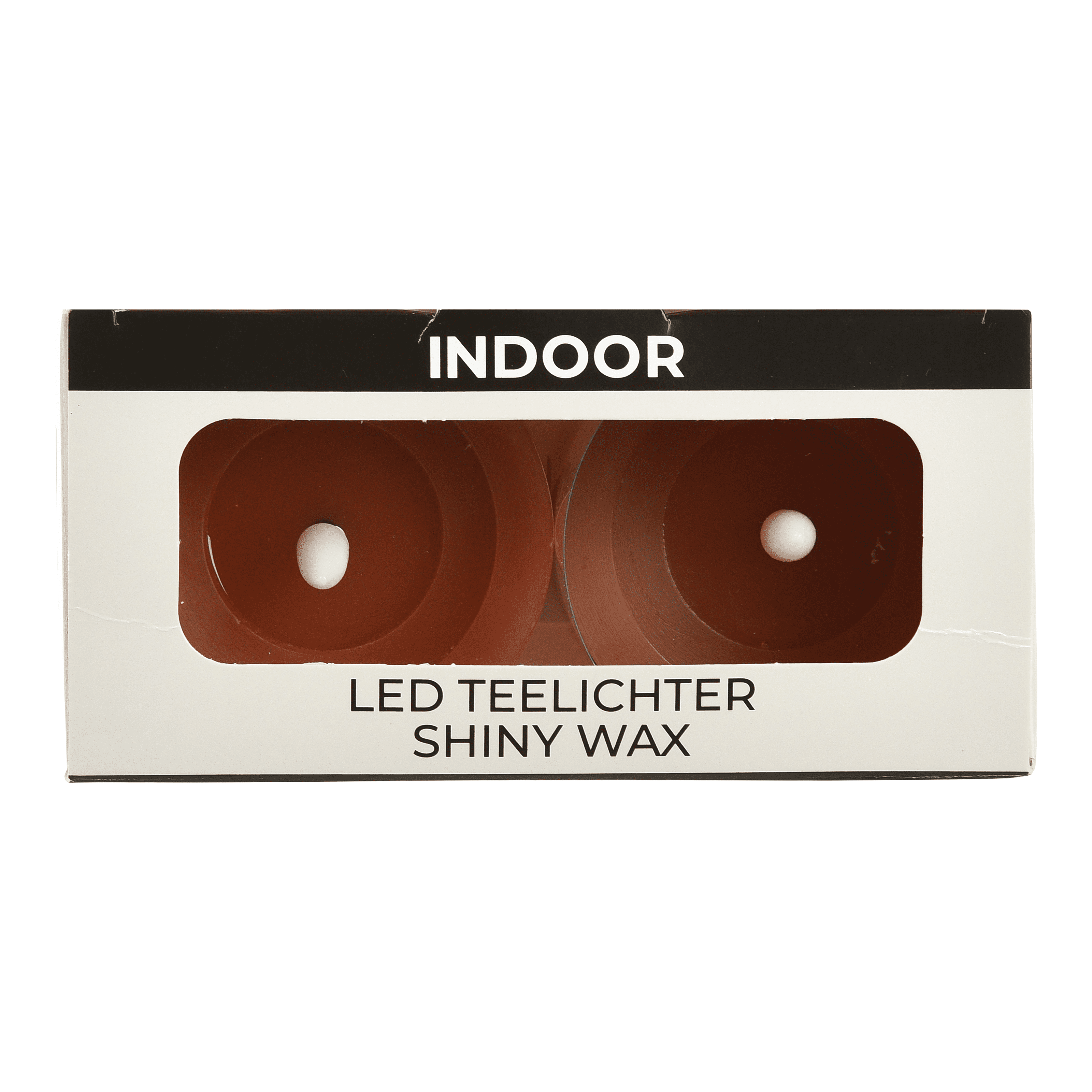 LED-Jumboteelichter Shiny Wax