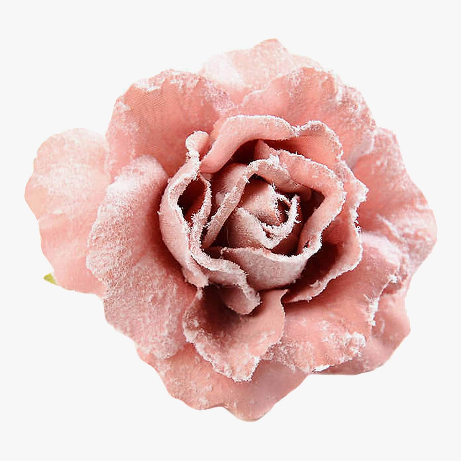 Kunstblume Rose auf Clip