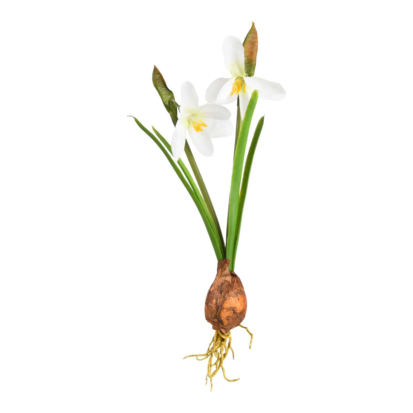 Kunstblume Schneeglöckchen mit Zwiebel