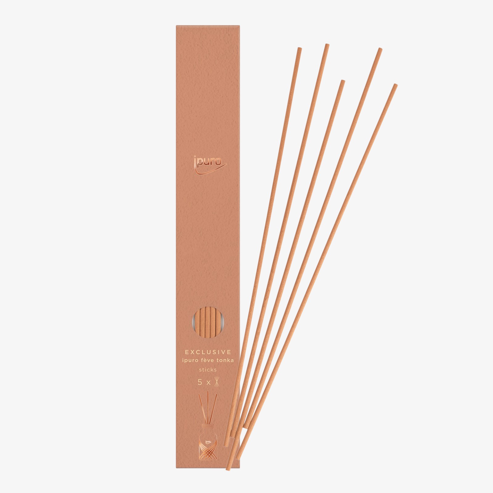 ipuro EXCLUSIVE Sticks Fève Tonka für 240 ml-Raumdüfte
