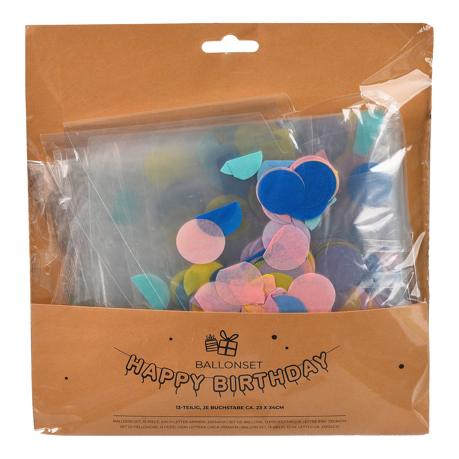 Ballon-Set Confetti Happy Birthday