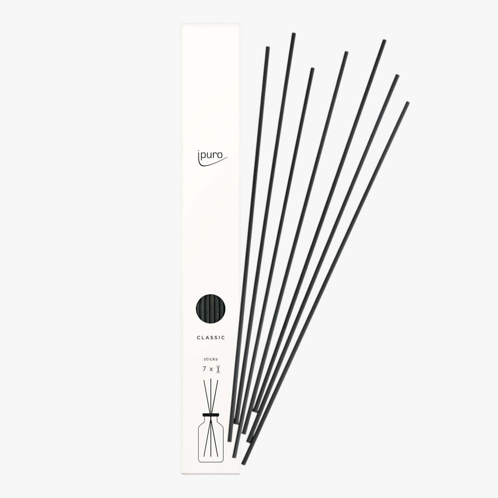 ipuro CLASSIC Sticks Black Bamboo für 500 ml-Raumdüfte