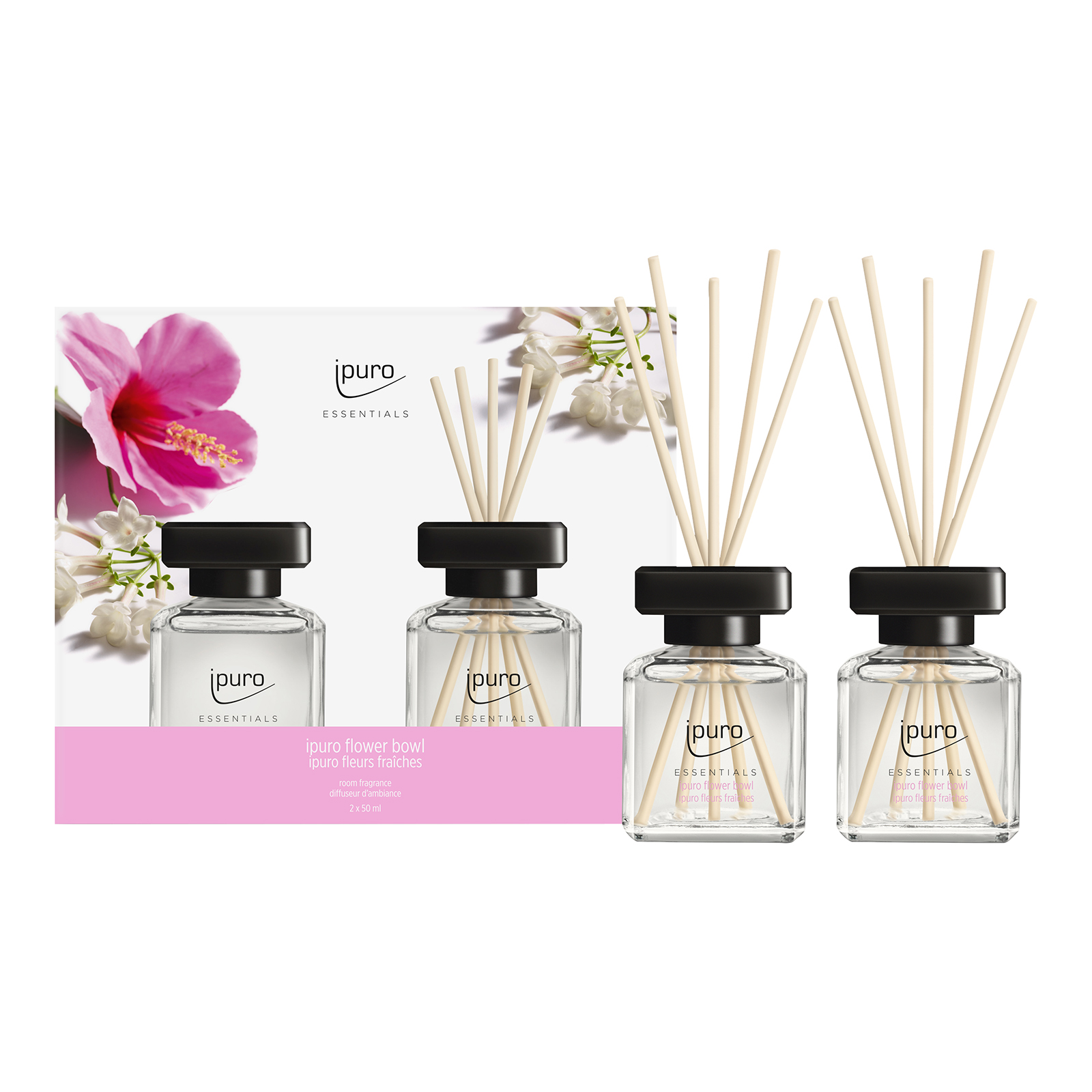 ipuro ESSENTIALS Raumduft-Set Flower Bowl