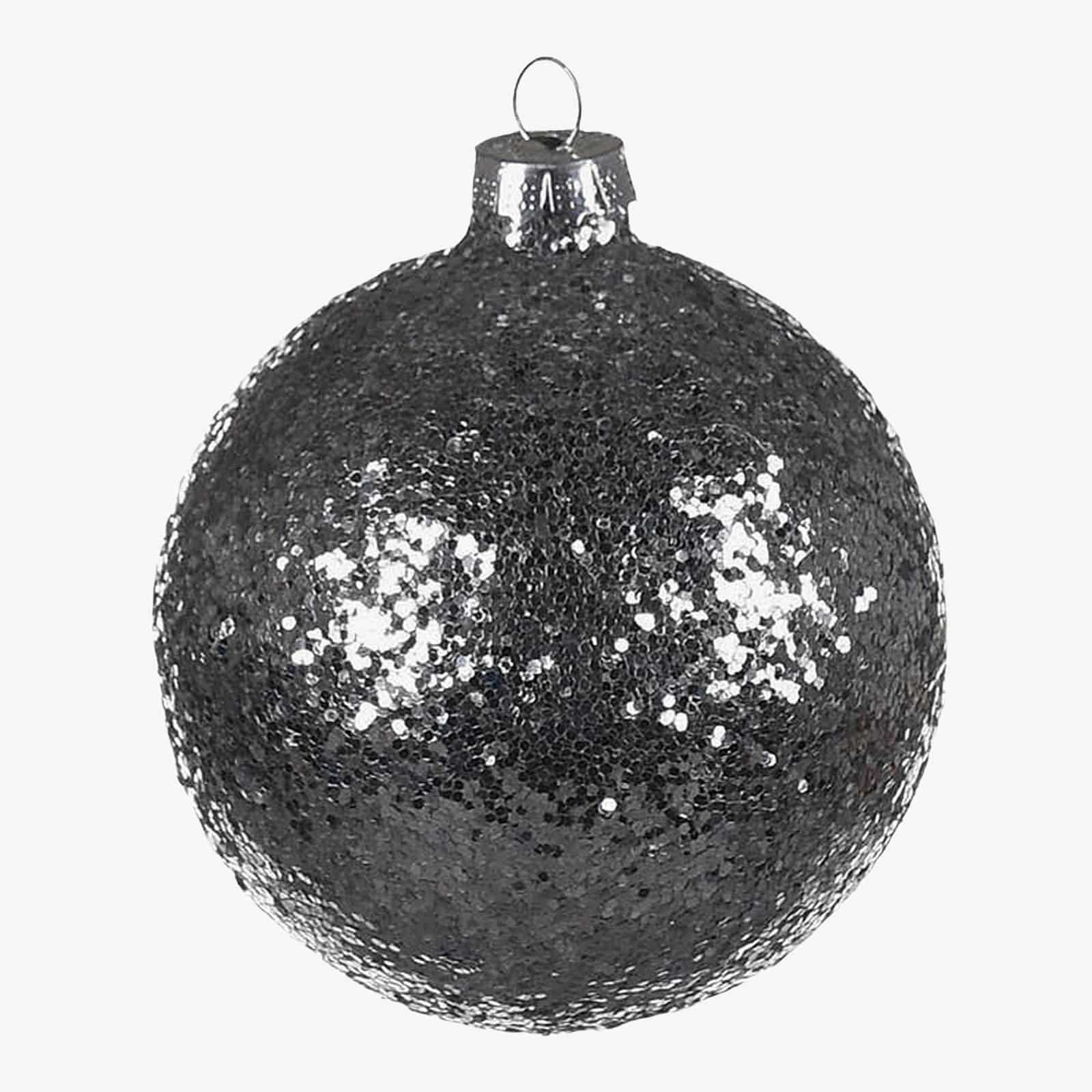 Glas-Weihnachtskugel Glimmer