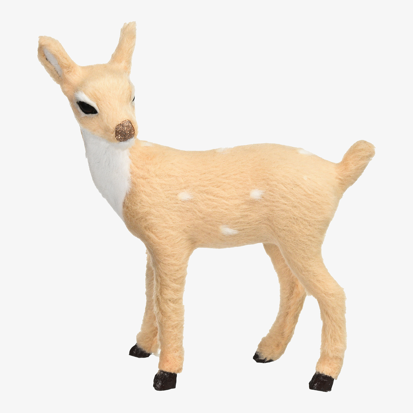 Deko-Figur Rehkitz Glitzernase