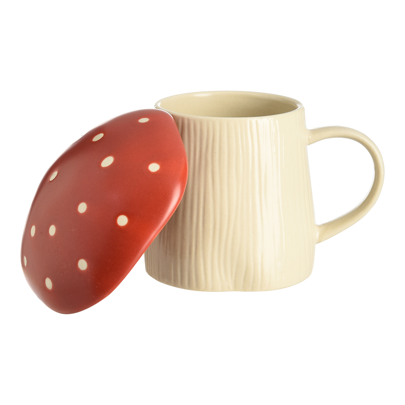 Tasse Fliegenpilz mit Deckel