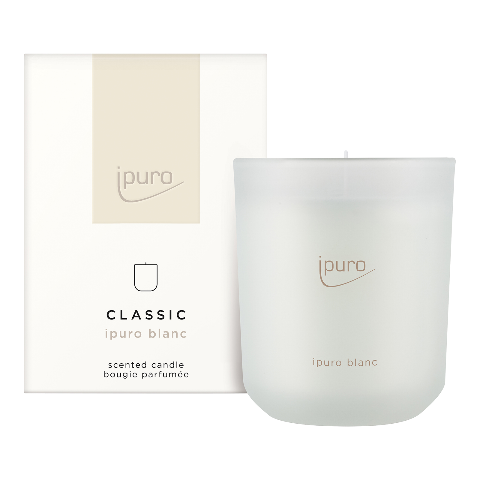 ipuro CLASSIC Duftkerze Blanc