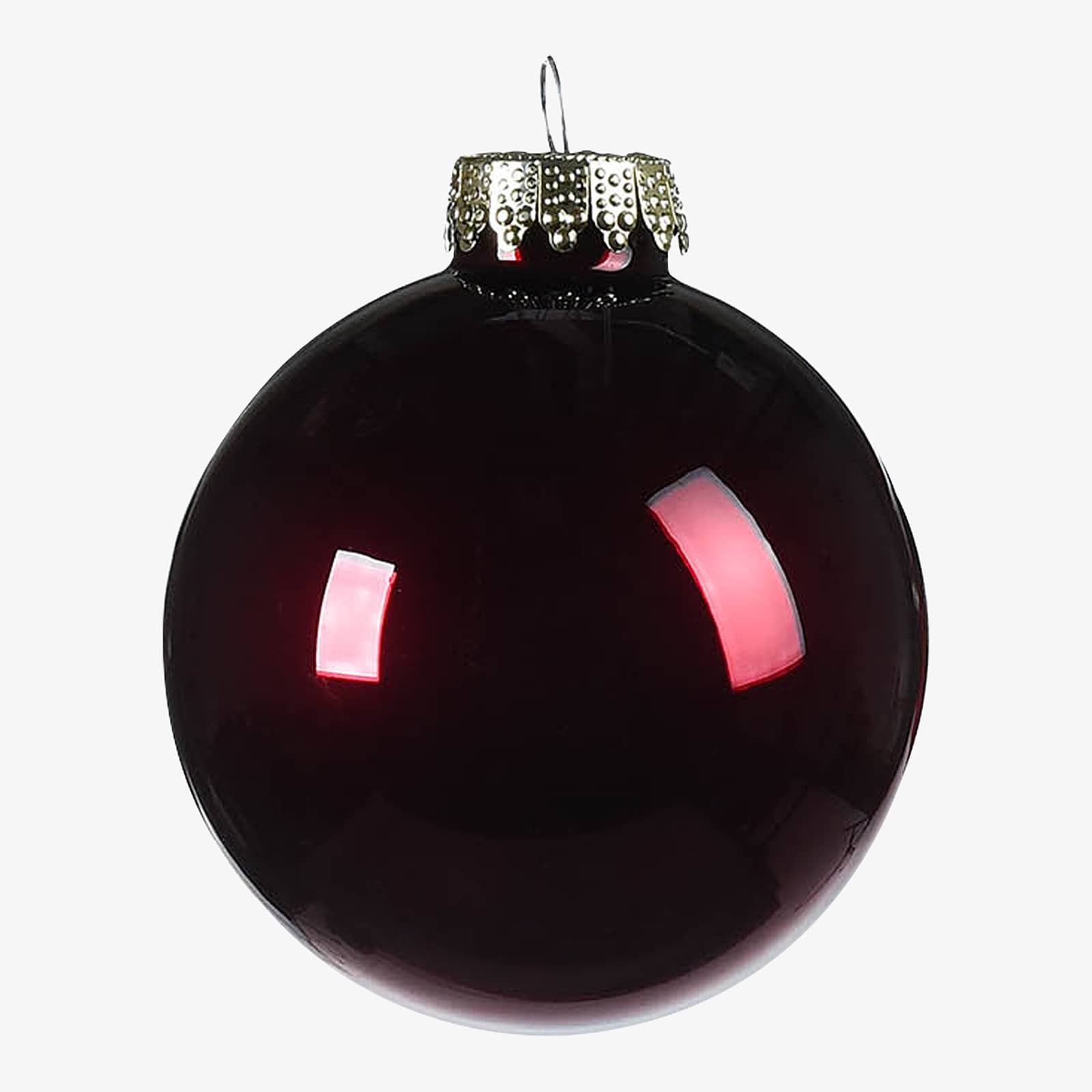 Glas-Weihnachtskugeln Opal