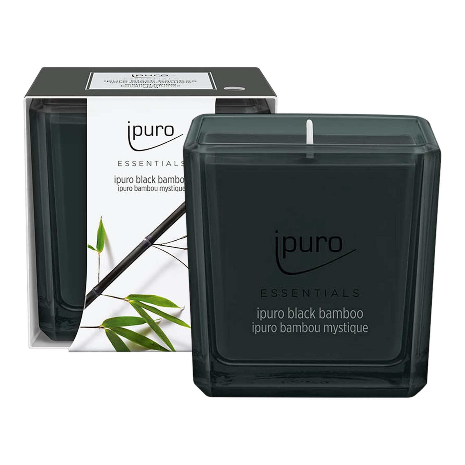 ipuro ESSENTIALS Duftkerze Black Bamboo