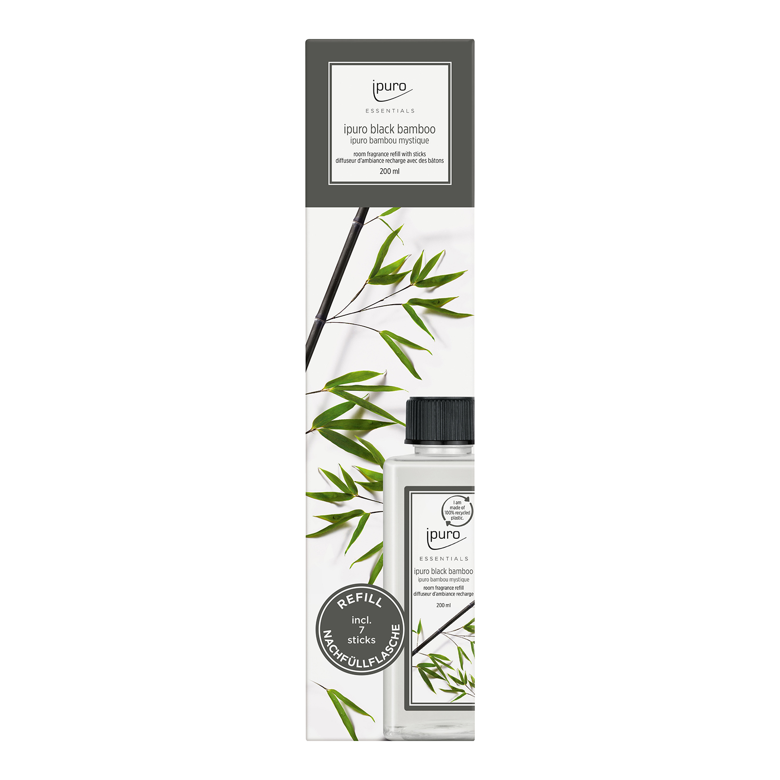 ipuro ESSENTIALS Nachfüllpack Black Bamboo
