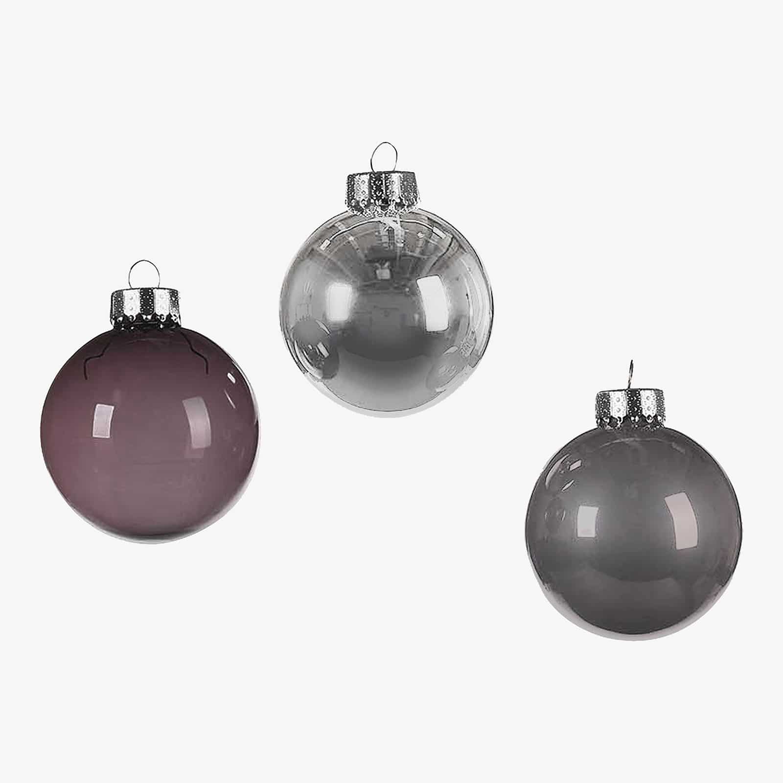 Glas-Weihnachtskugel-Set