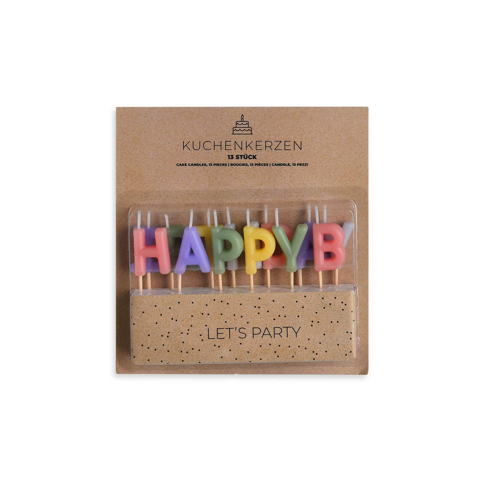 Kuchenkerzen-Set Birthday