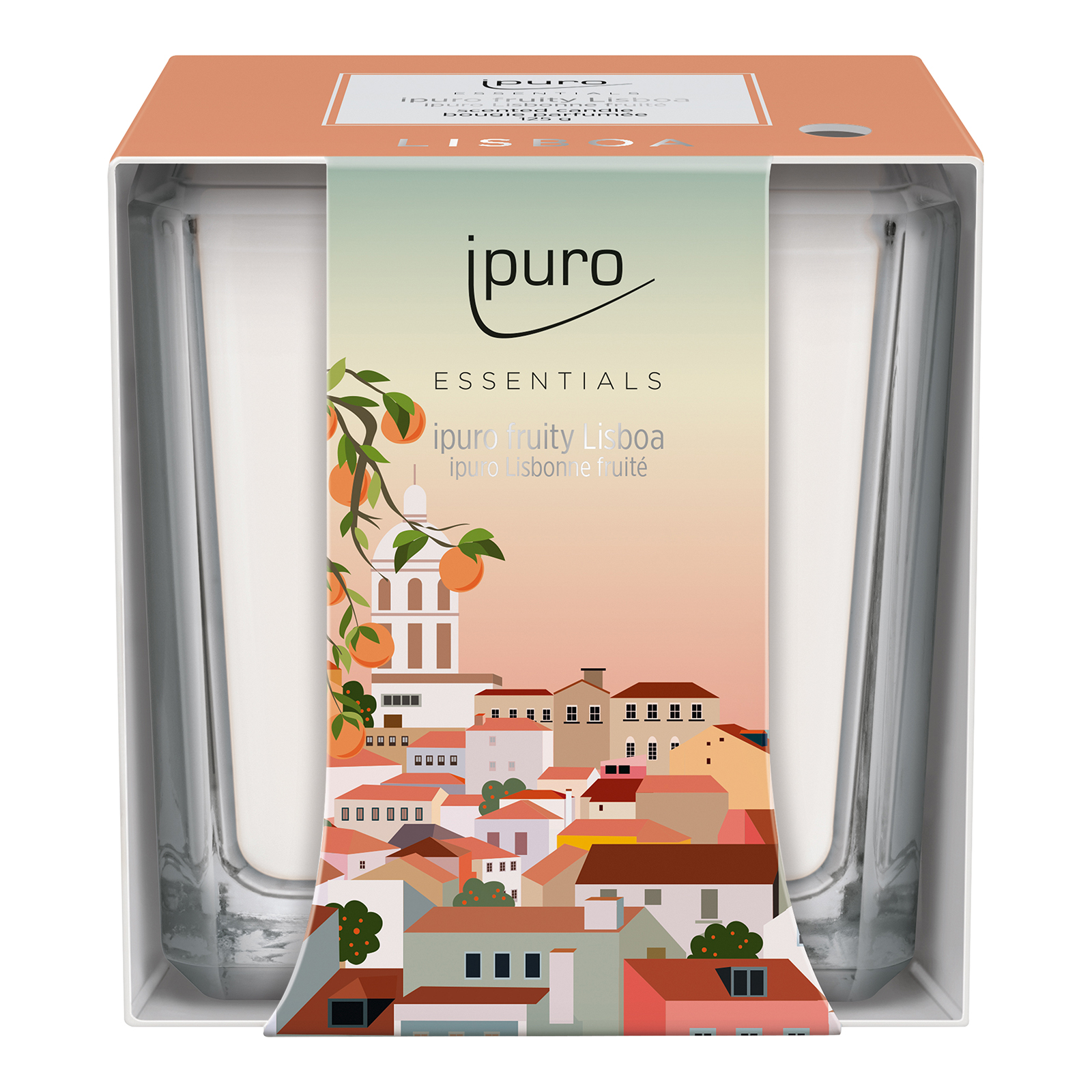 ipuro ESSENTIALS Duftkerze Fruity Lisboa