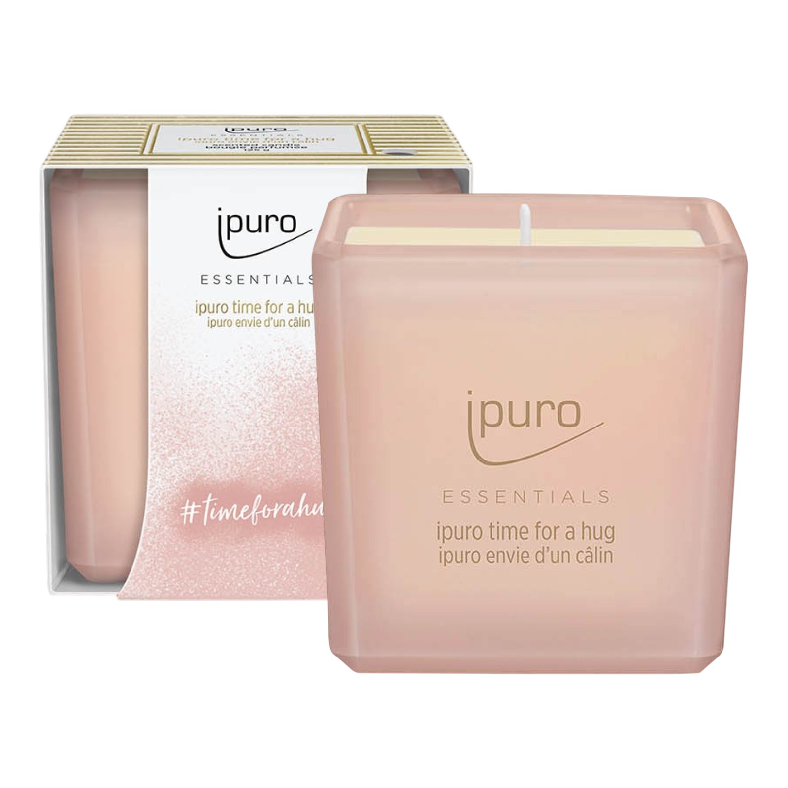 ipuro ESSENTIALS Duftkerze Time for a hug