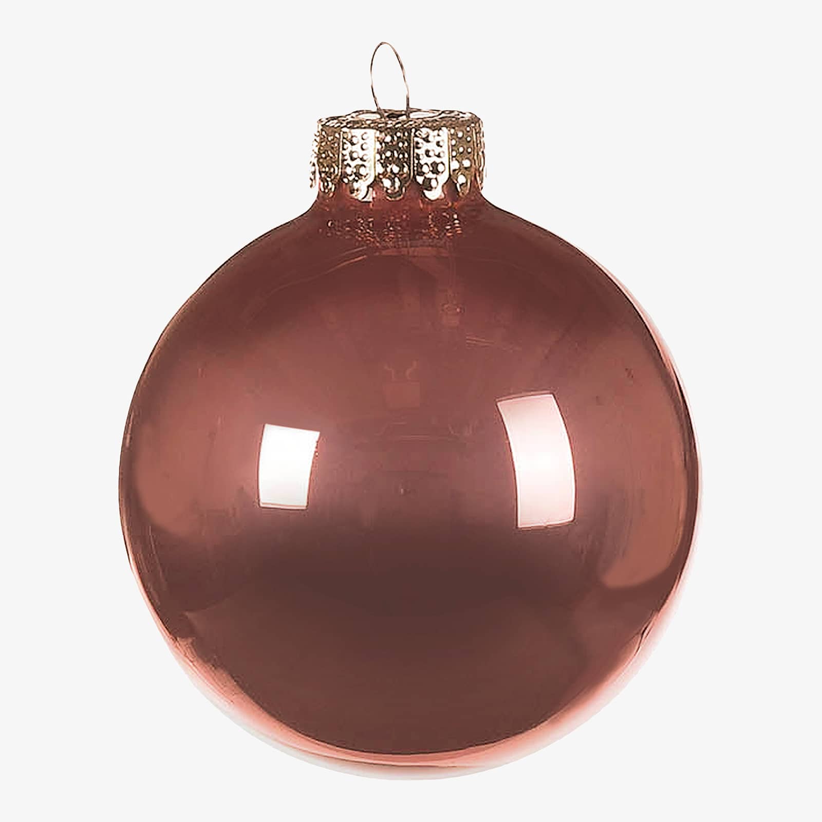 Glas-Weihnachtskugeln Opal