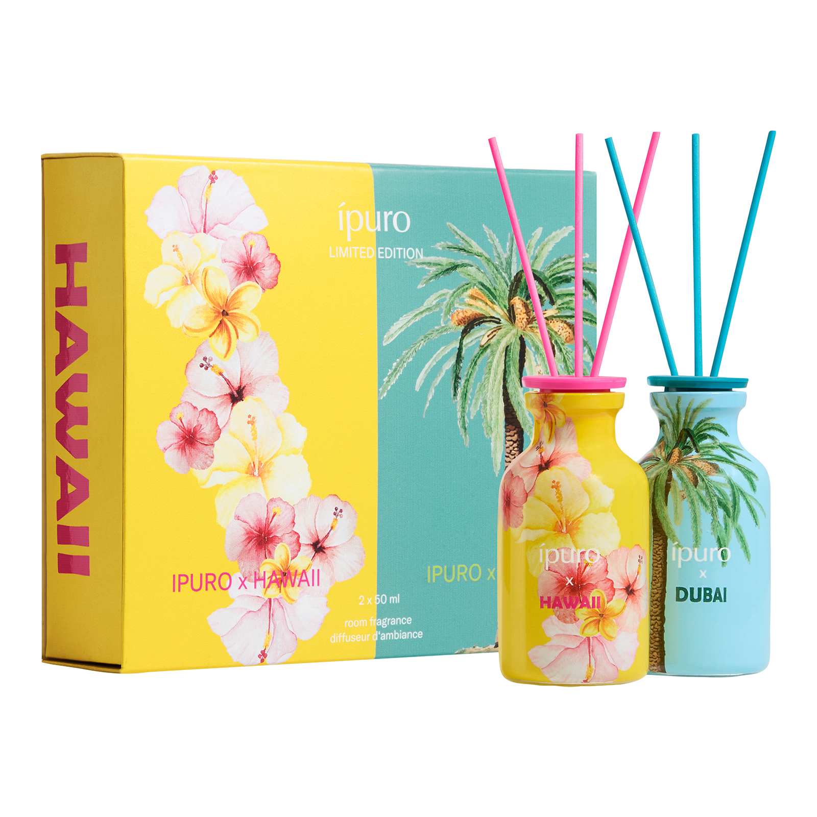 ipuro LIMITED EDITION Raumduft-Set Hawaii & Dubai