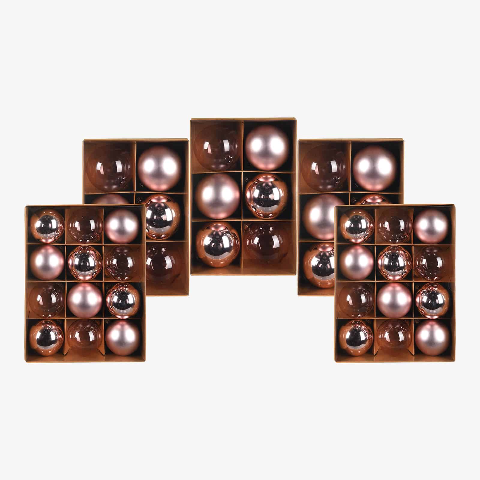 Glas-Weihnachtskugel-Set