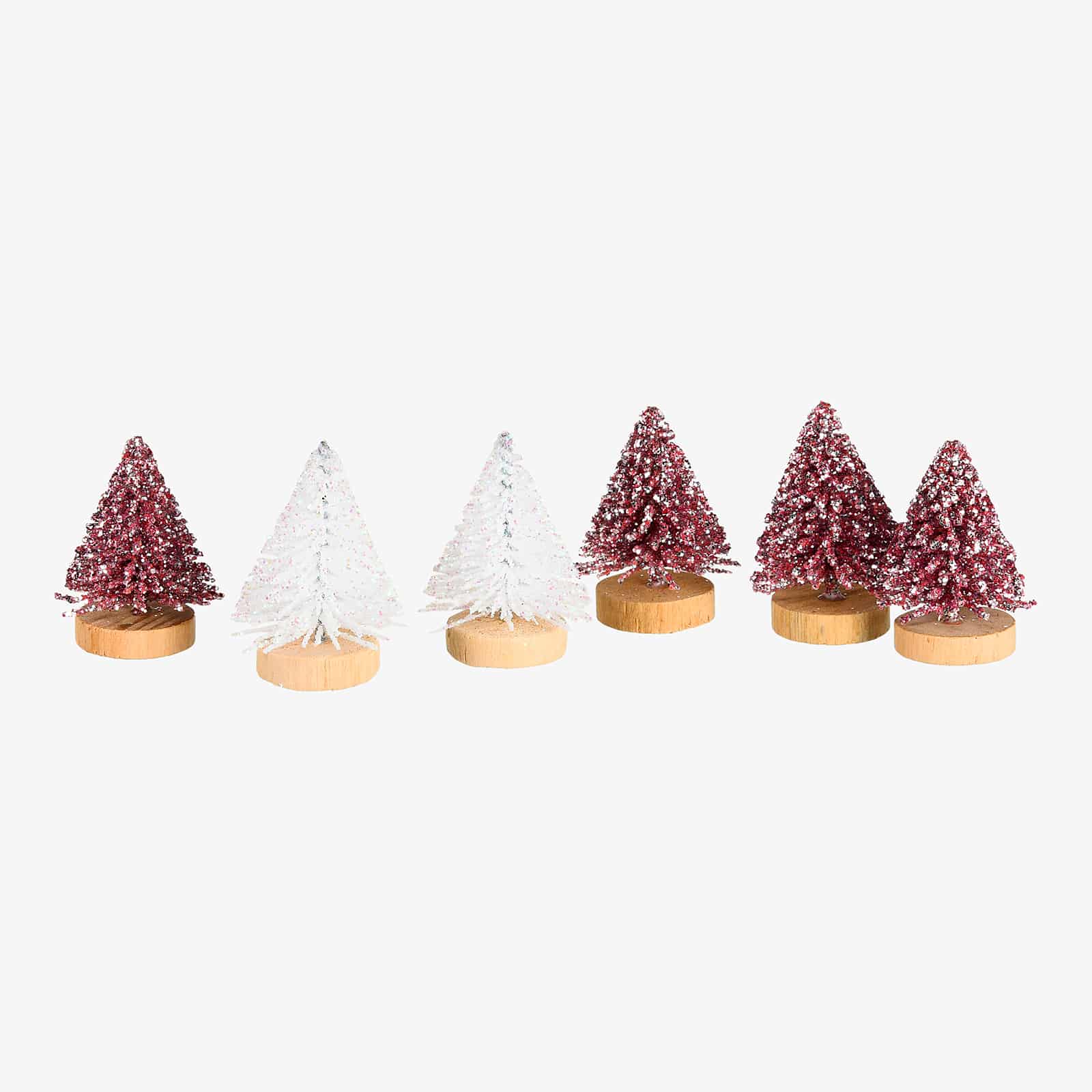 Deko-Objekt-Set Minibaum, beglimmert
