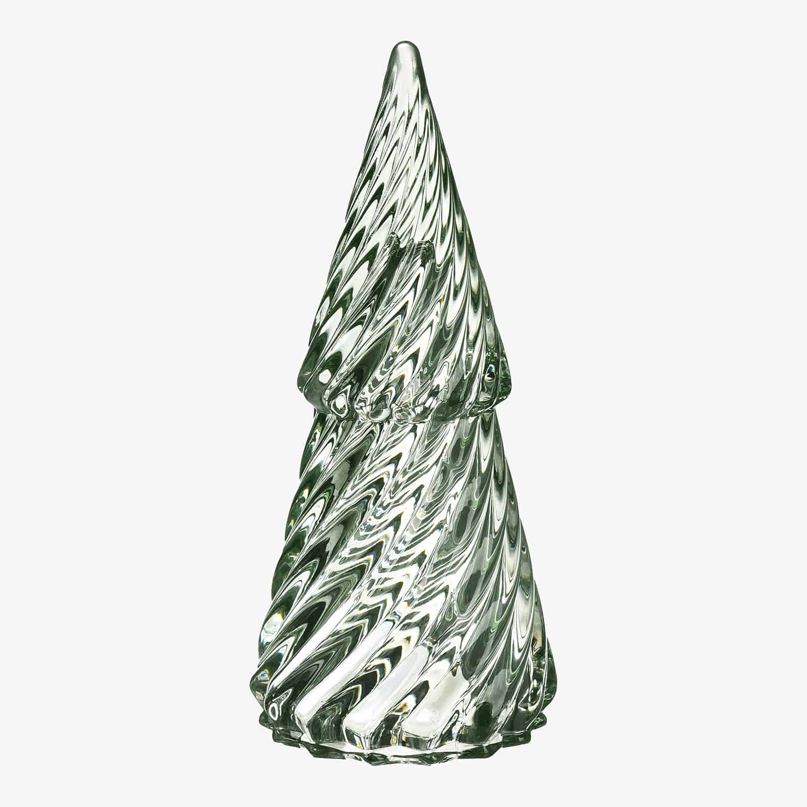 Glas-Deko-Objekt Baum Wirbel